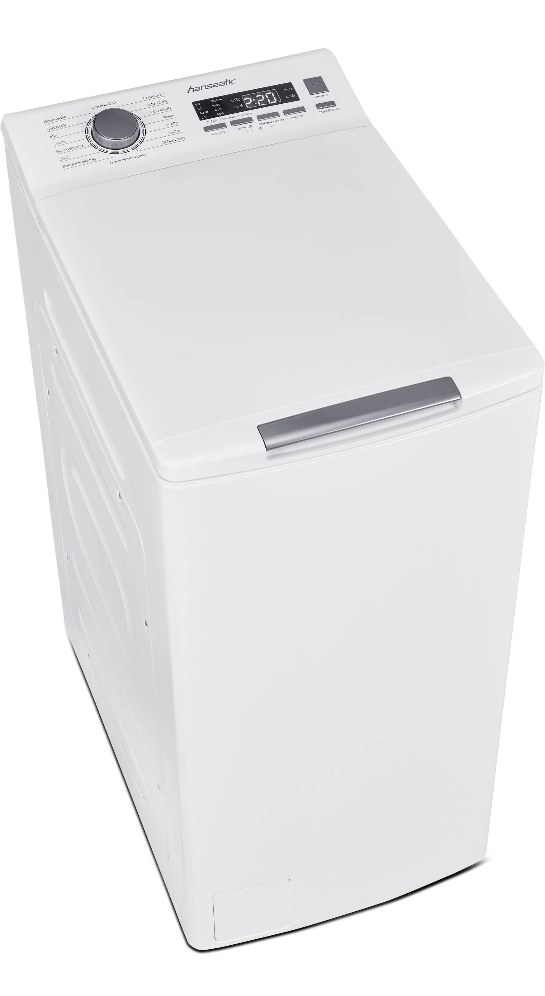 Hanseatic Waschmaschine Toplader »HTW612C«, 6,0 kg, 1200 U/min