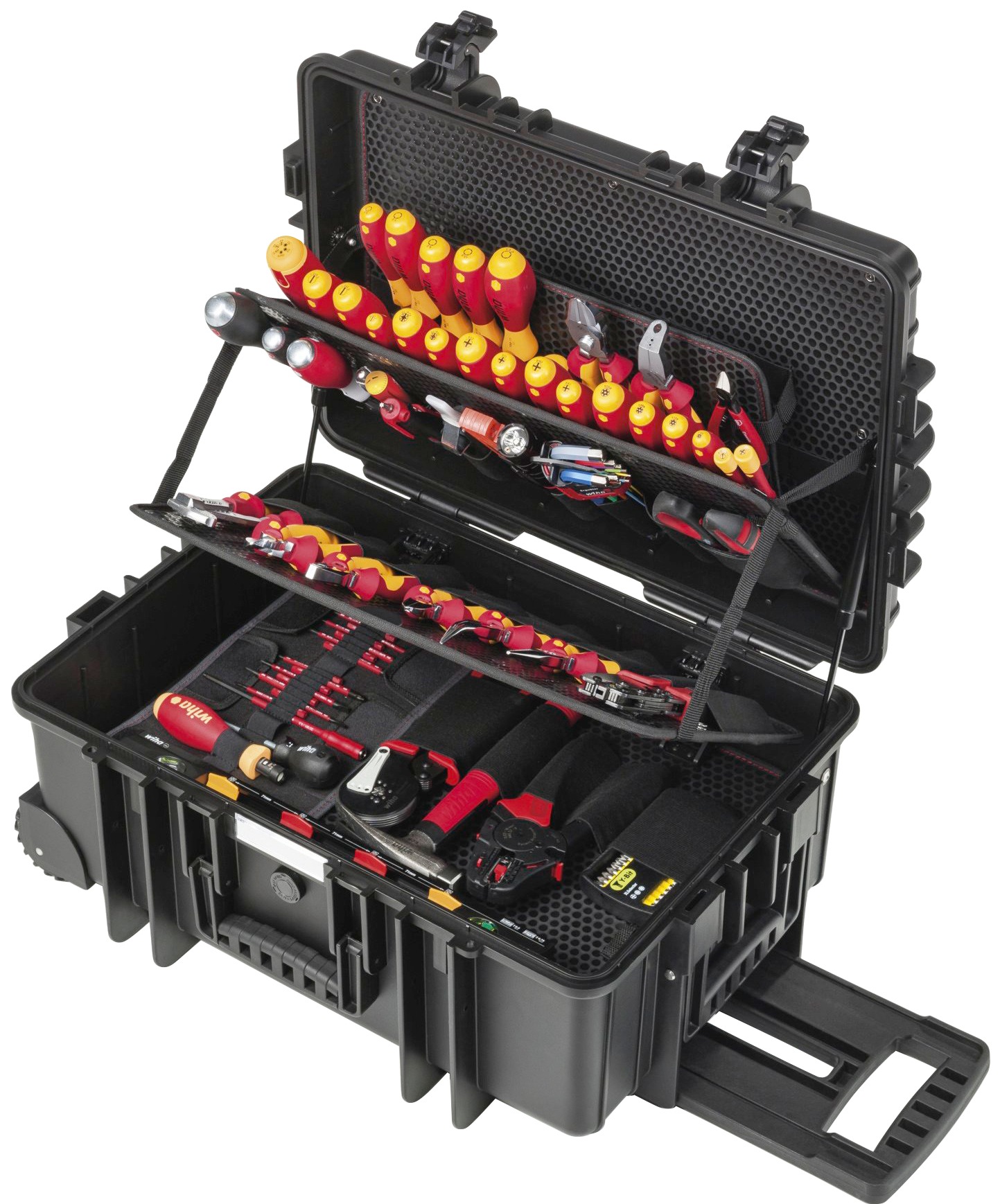 Wiha Werkzeugset »Elektriker Competence XXL II (42069)«, 116-tlg. gemischt, inkl. Koffer