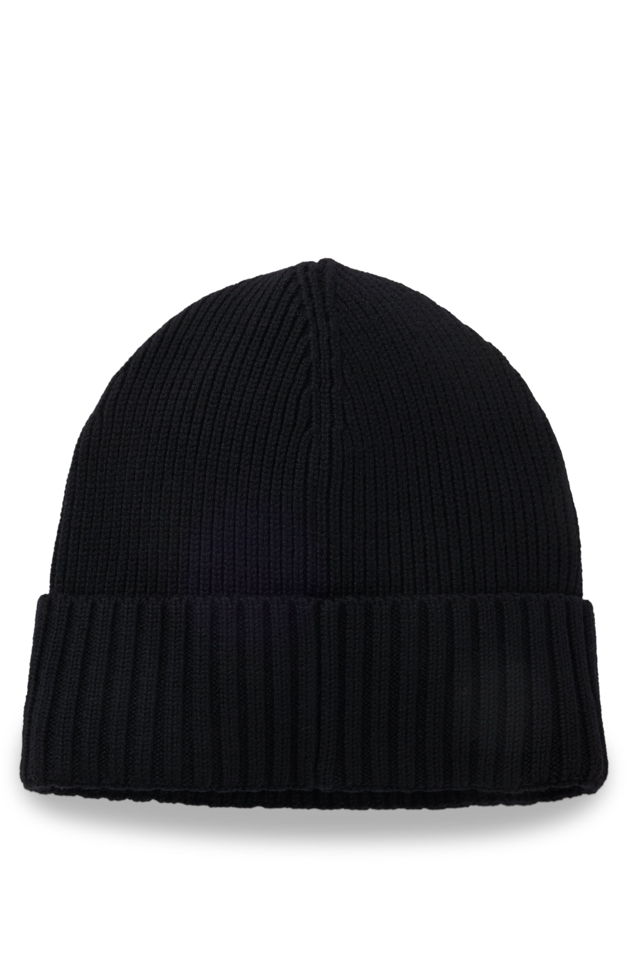 BOSS Beanie »Fati« aus Rippenstrick