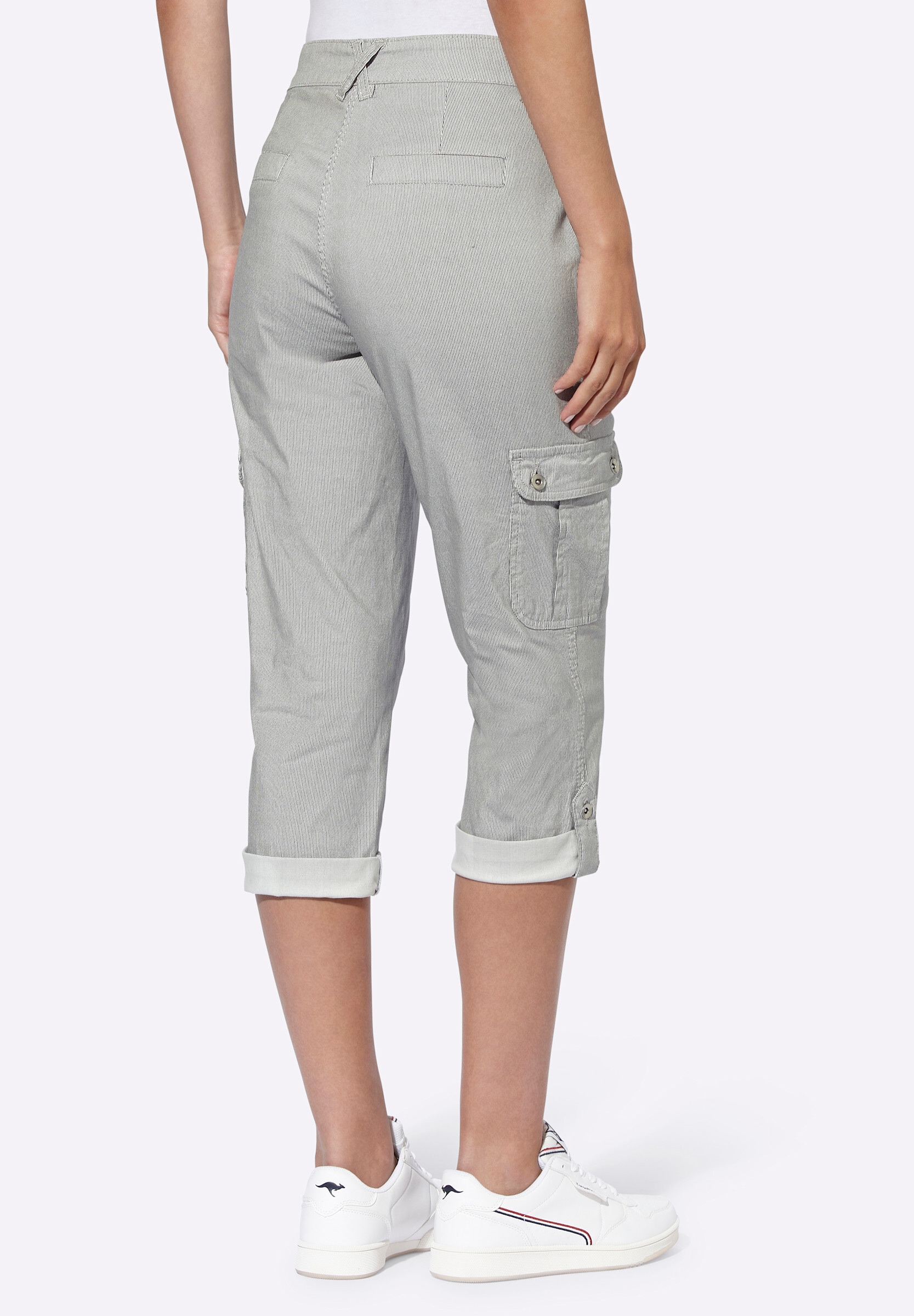 heine Cargohose »Hose Druckhose mit Streifen-Dessin«