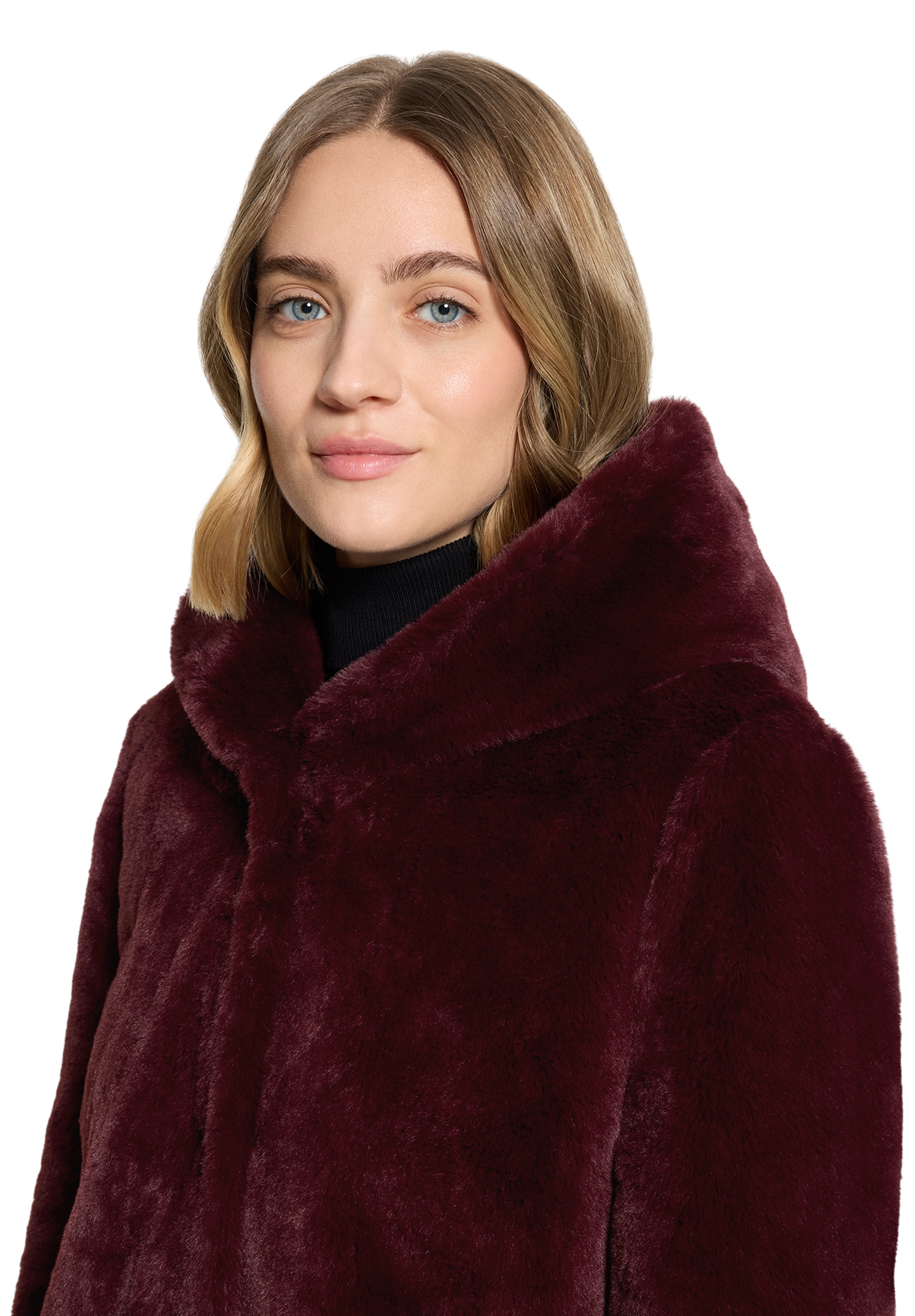 Betty Barclay Plüschjacke »Plüschjacke mit Kapuze«