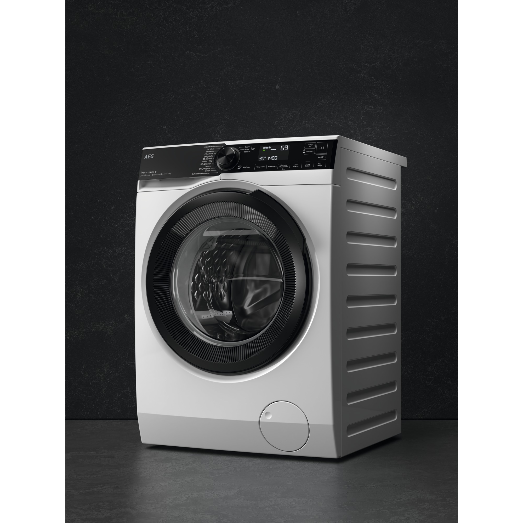 AEG Waschmaschine 7000 ProSteam® »LR7EW75610 914505106« 11 kg 1600 U/min UniversalDose: löst PODS®/Caps 60 % schneller auf für beste Reingung