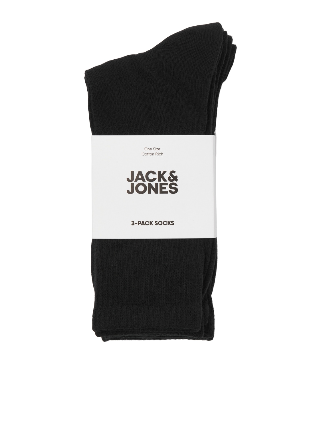 Jack & Jones Freizeitsocken »JACCHARLES TENNIS SOCK 3 PACK NOOS«, (Packung, 3 Paar)