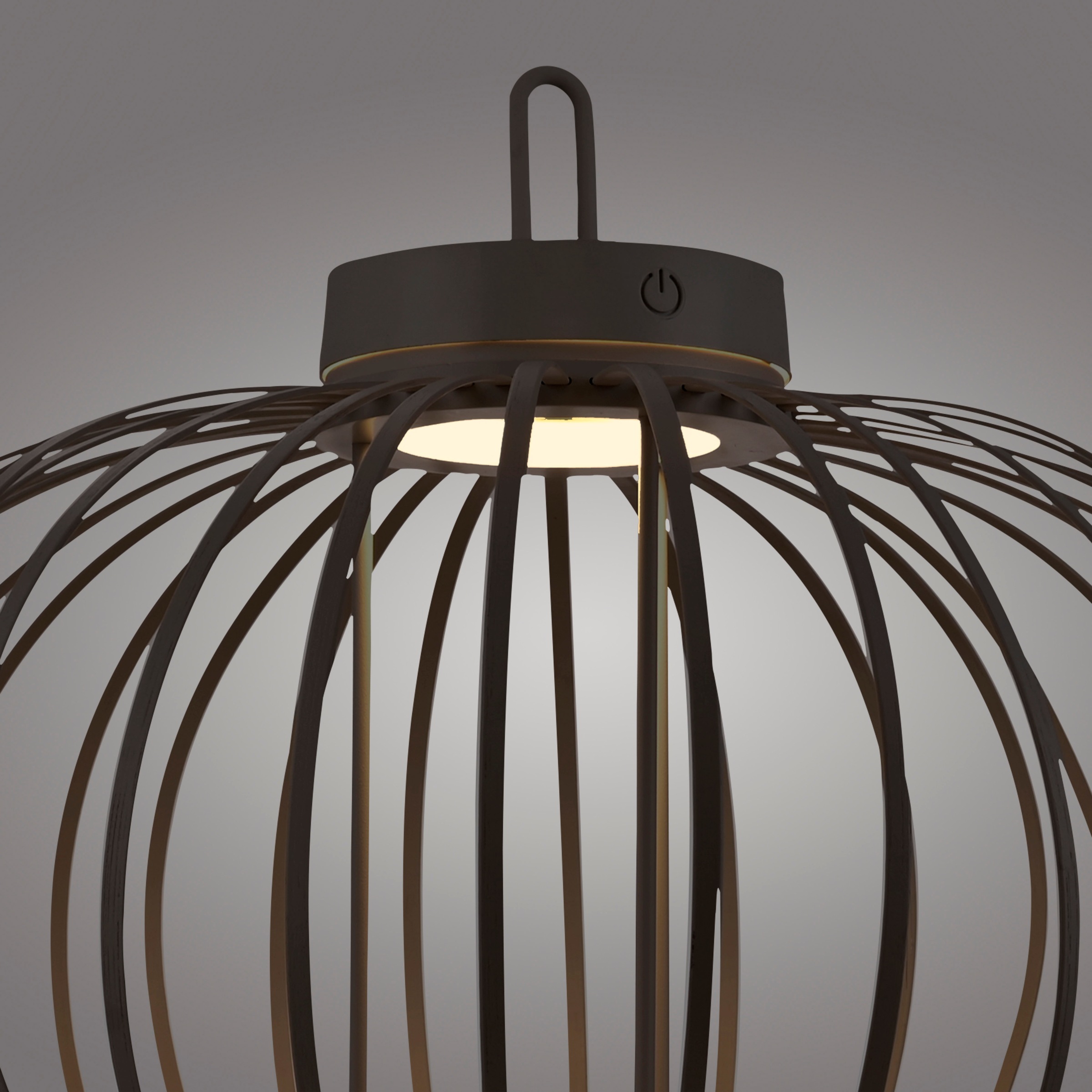 JUST LIGHT Pendelleuchte »AKUBA«, 1 flammig, Leuchtmittel LED-Modul | LED fest integriert, Akkuleuchte