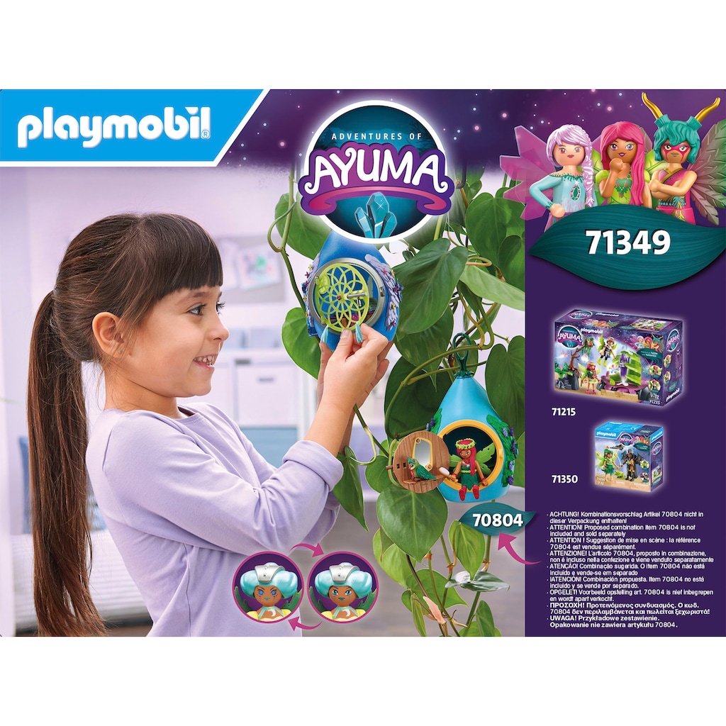 Playmobil® Konstruktions-Spielset »Moon Fairy Tropfenhäuschen (71349), Adventures of Ayuma«, (54 St.)