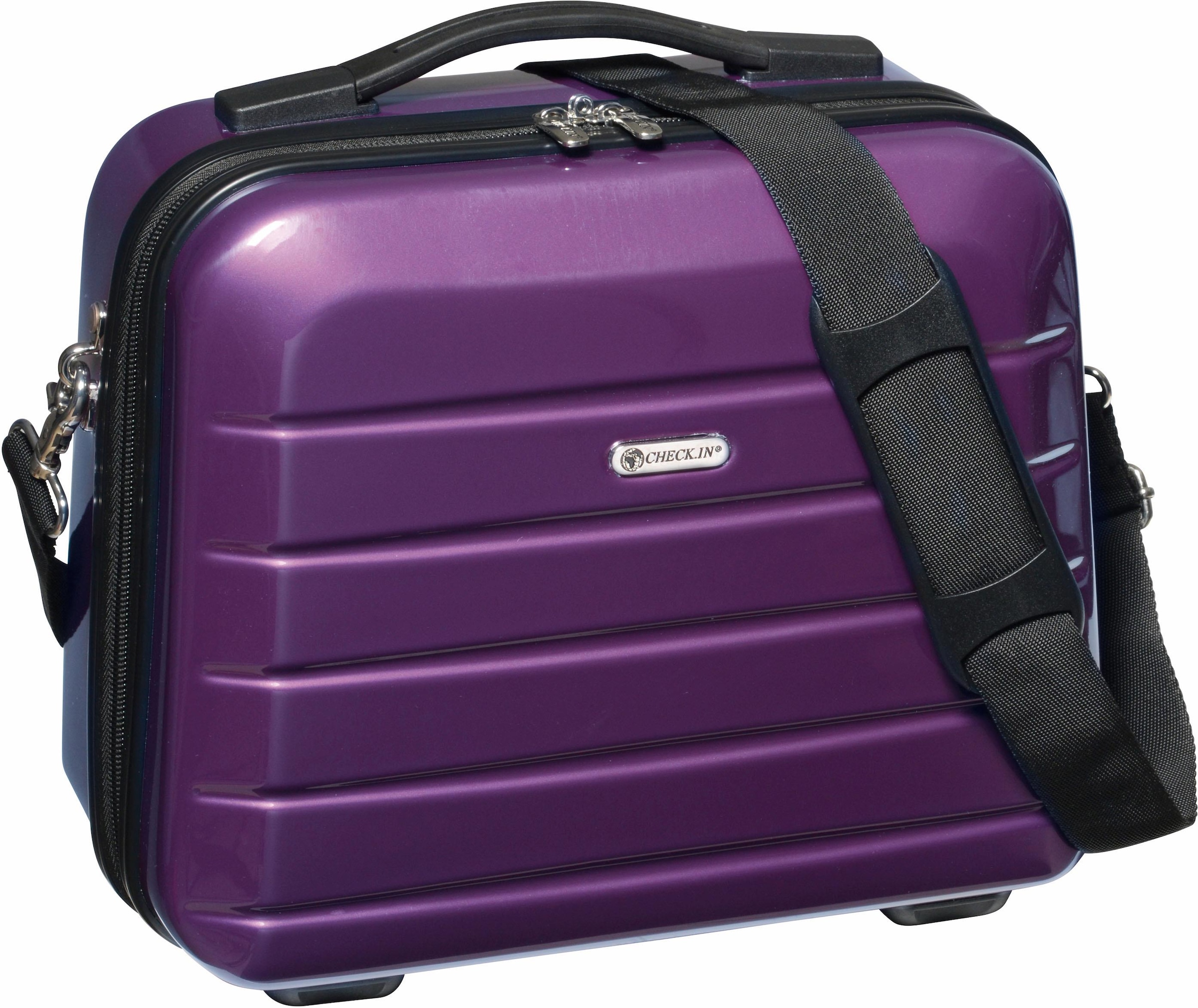 CHECK.IN® Beautycase »London 2.0«, Kosmetiktasche, zum Aufstecken, Reisetasche, mit Schulterriemen