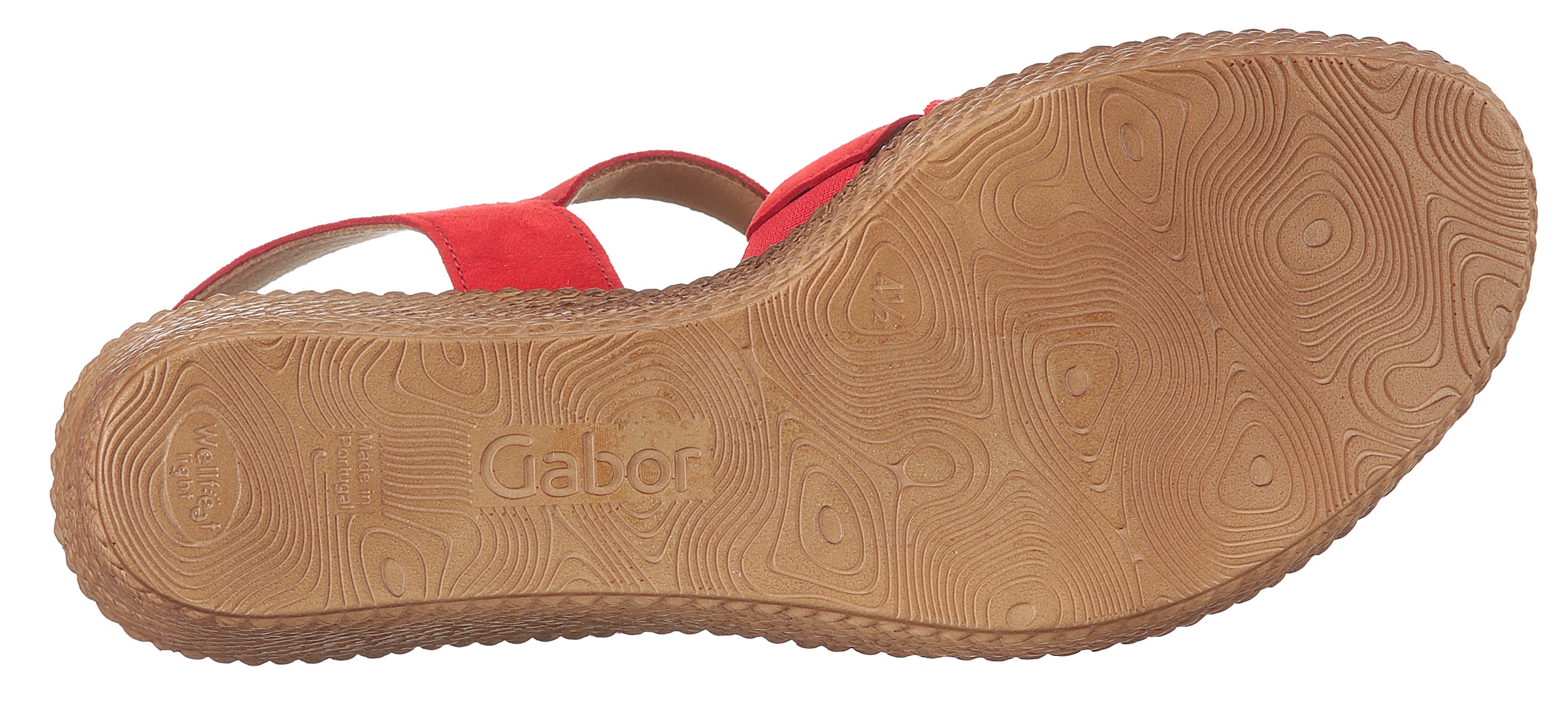 Gabor Keilsandalette, Plateau, Sommerschuh, Riemchensandale mit Best Fitting Ausstattung