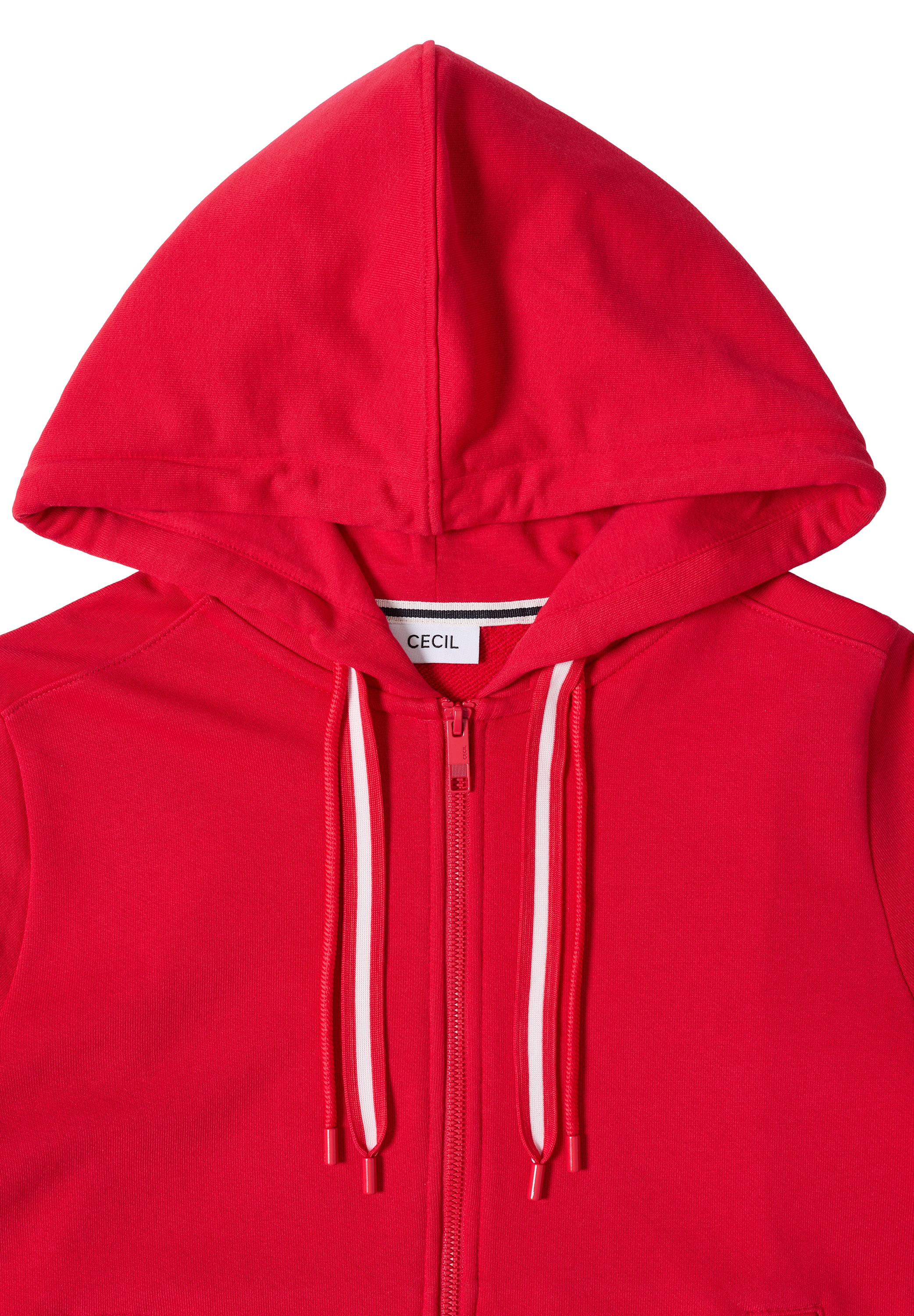 Cecil Sweatjacke Kurzarm Sweatjacke mit Kapuze