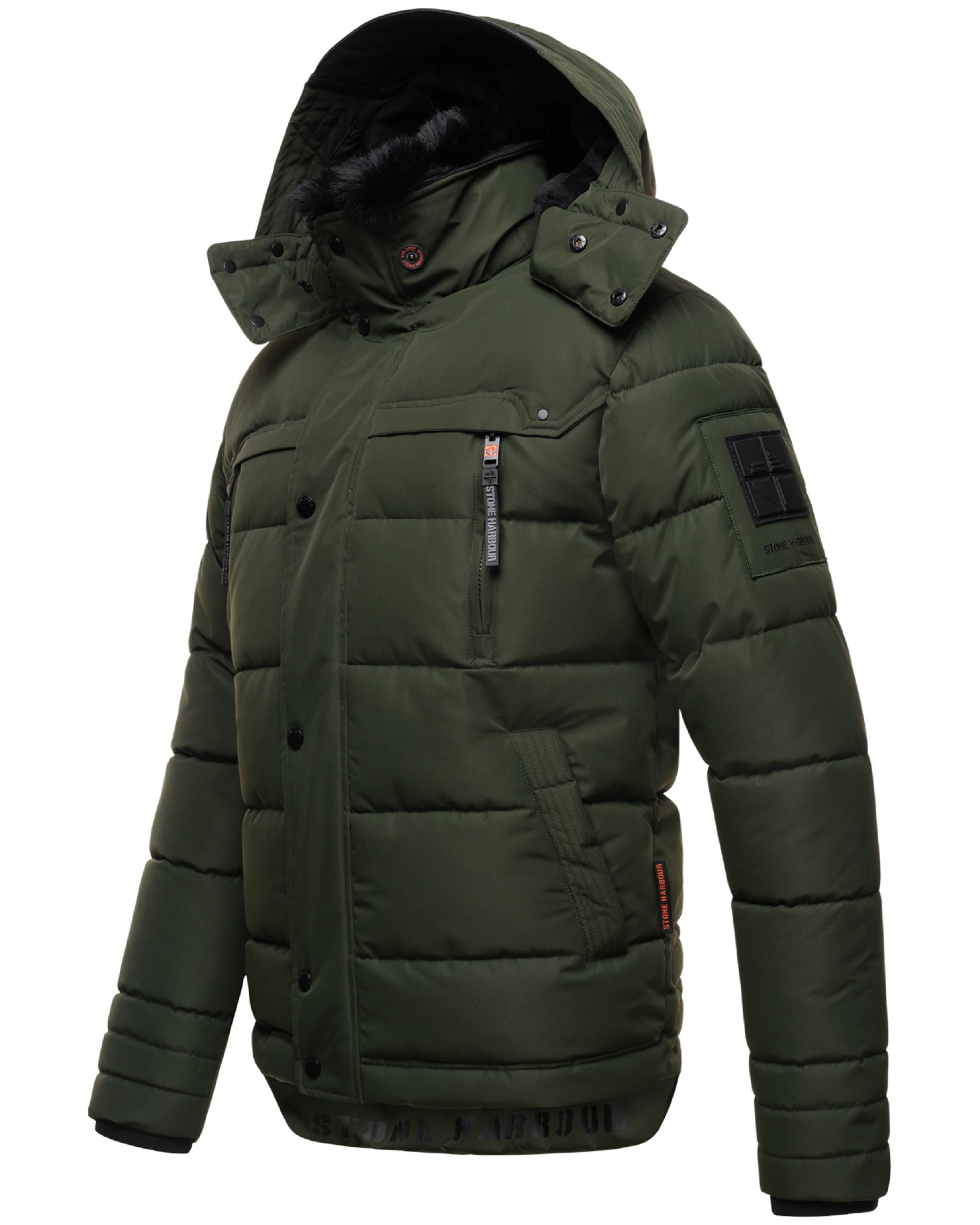 Stone Harbour Steppjacke »Winterjacke Witaas«, mit Kapuze