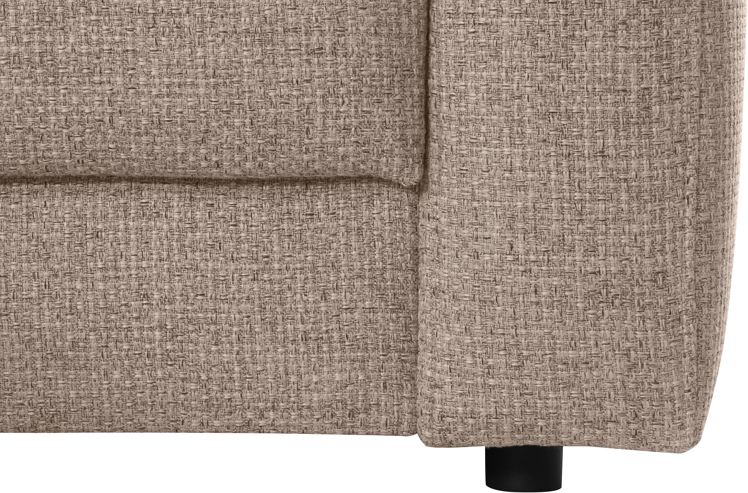 Places of Style Wohnlandschaft »Bloomfield, U-Form«, mit extra tiefer Sitzfläche, wahlweise mit Sitztiefenverstellung