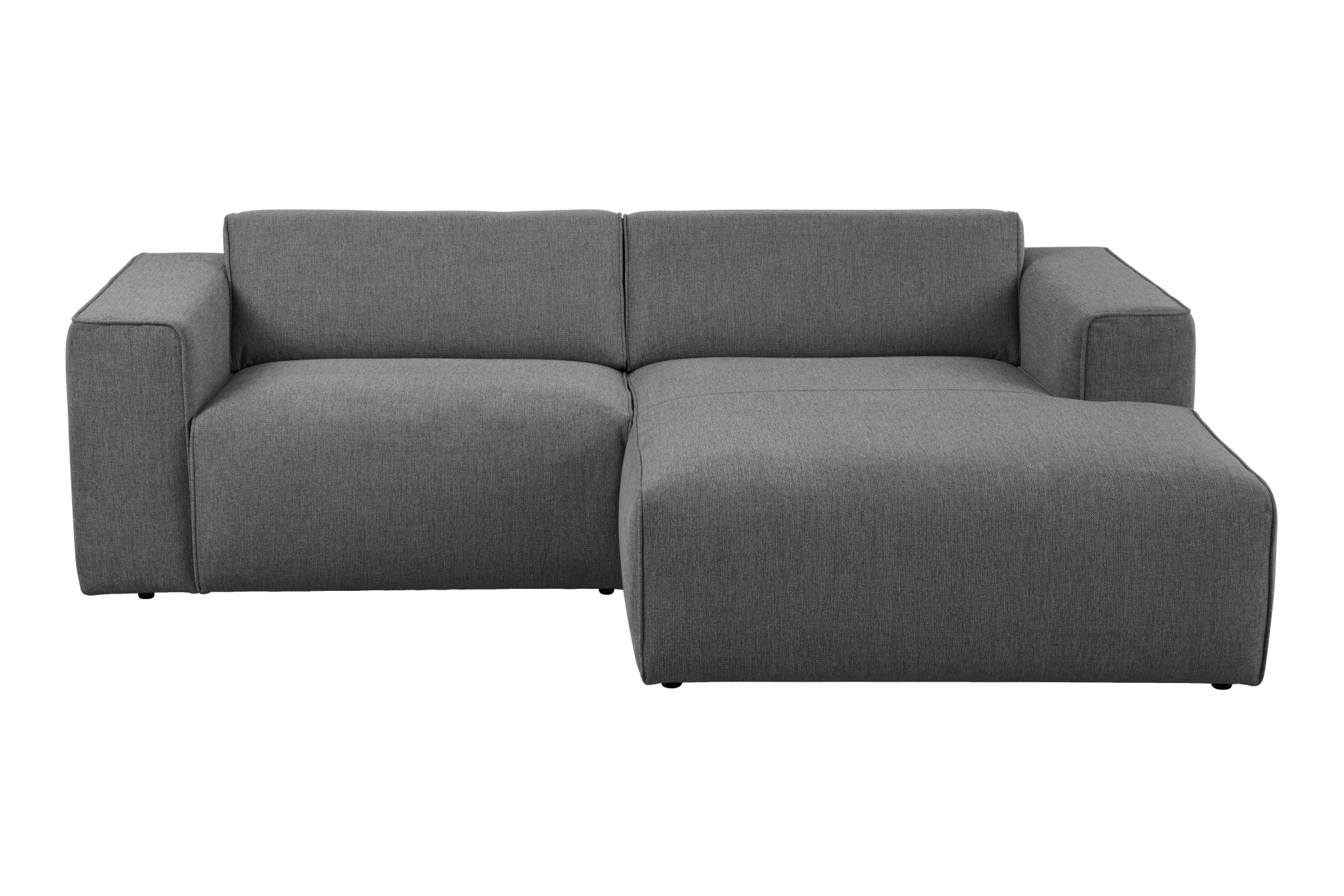 andas Ecksofa »Noord mit Kedernaht, Breite 234 cm«, mit Kedernaht, Breite 234 cm, Cord, Struktur, Webstoff