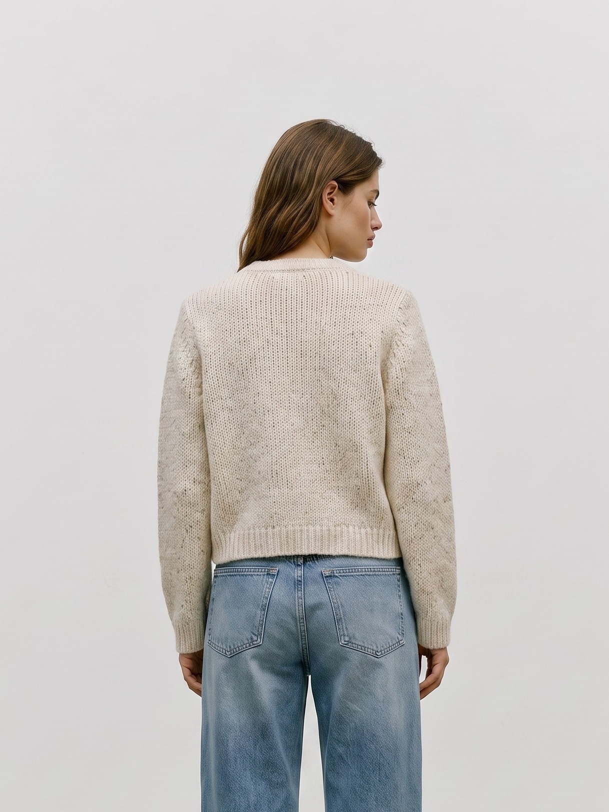 Vero Moda Strickjacke »VMMAYBE JEWEL LS O-NECK CARDIGAN NOOS« Kunstfaser, loose fit