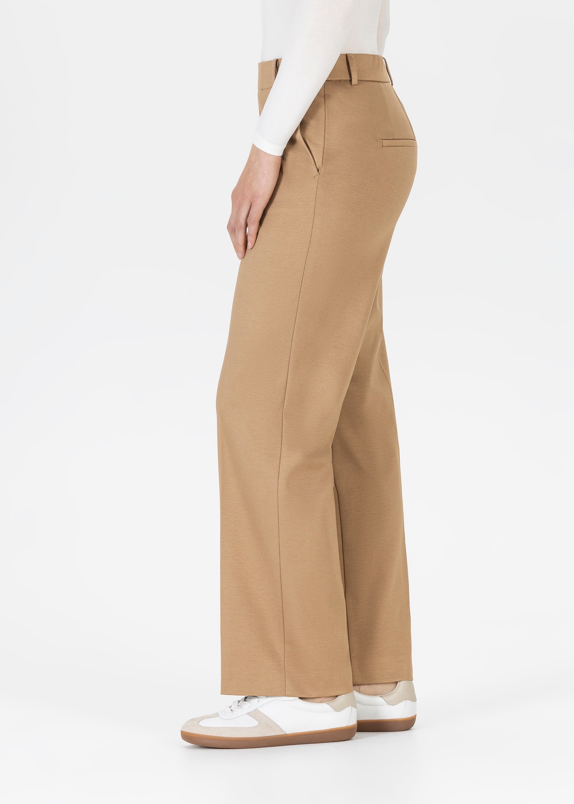 Stehmann Jerseyhose »Fenja«, im Straight Fit, mit Bügelfalte