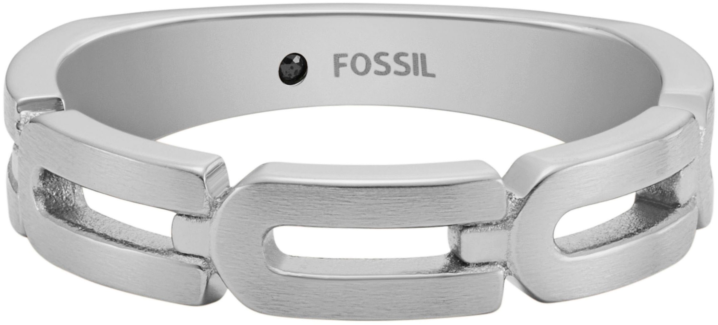 Fossil Fingerring »Schmuck Geschenk Edelstahl Ring HERITAGE«