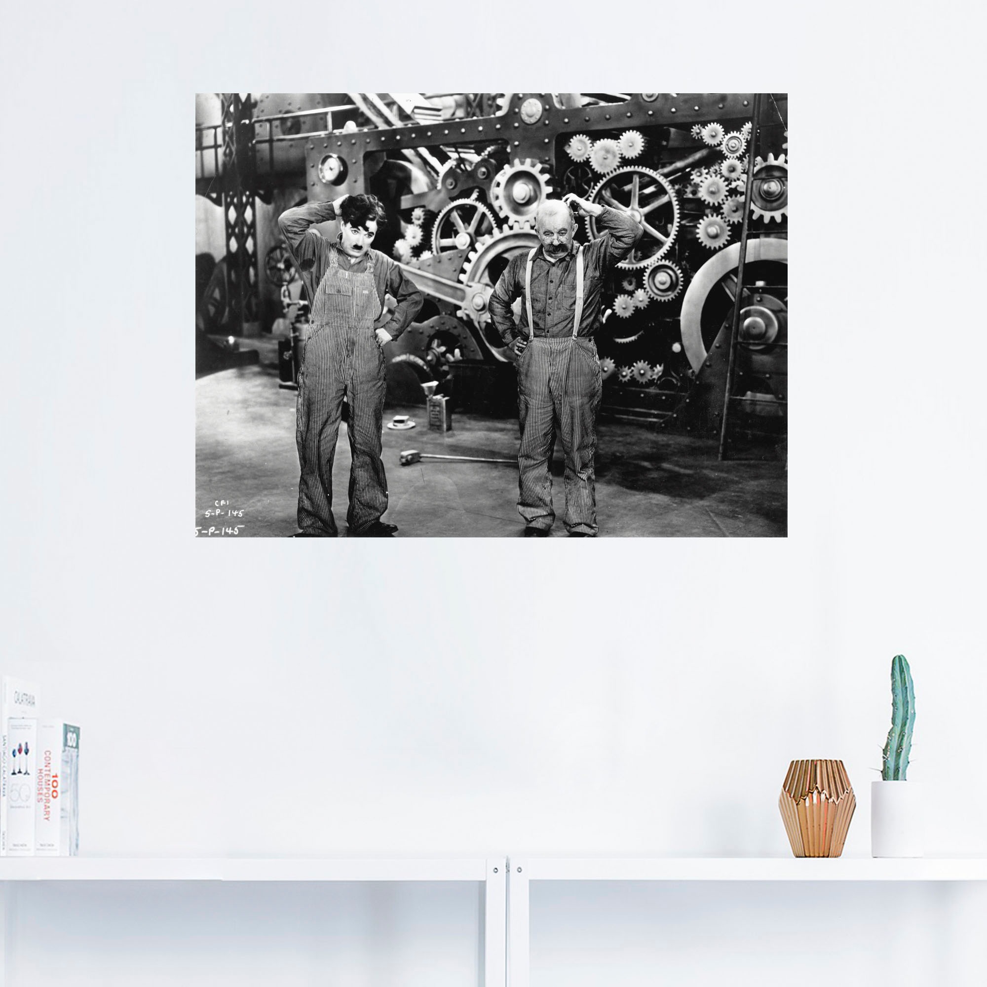 Artland Wandbild »Moderne Zeiten, 1936«, Stars, (1 St.), als Alubild, Outdoorbild, Poster, Wandaufkleber in verschied. Größen