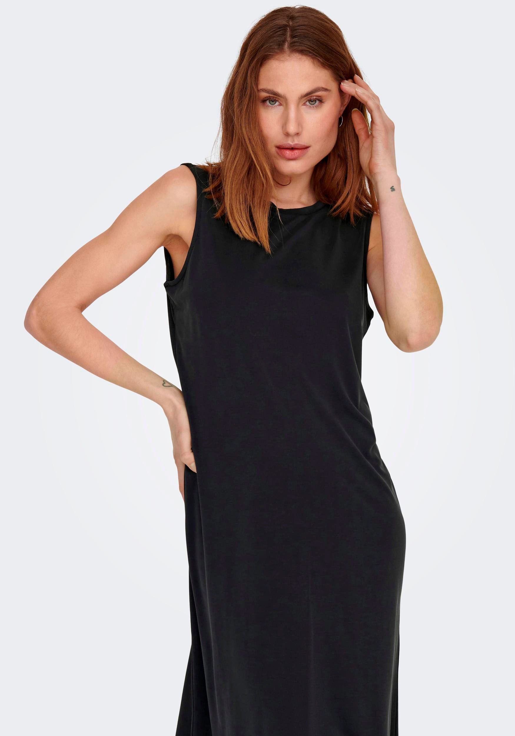 ONLY Jerseykleid »ONLFREE S/L MODAL DRESS JRS NOOS«, in Midi-Länge im OTTO  Online Shop