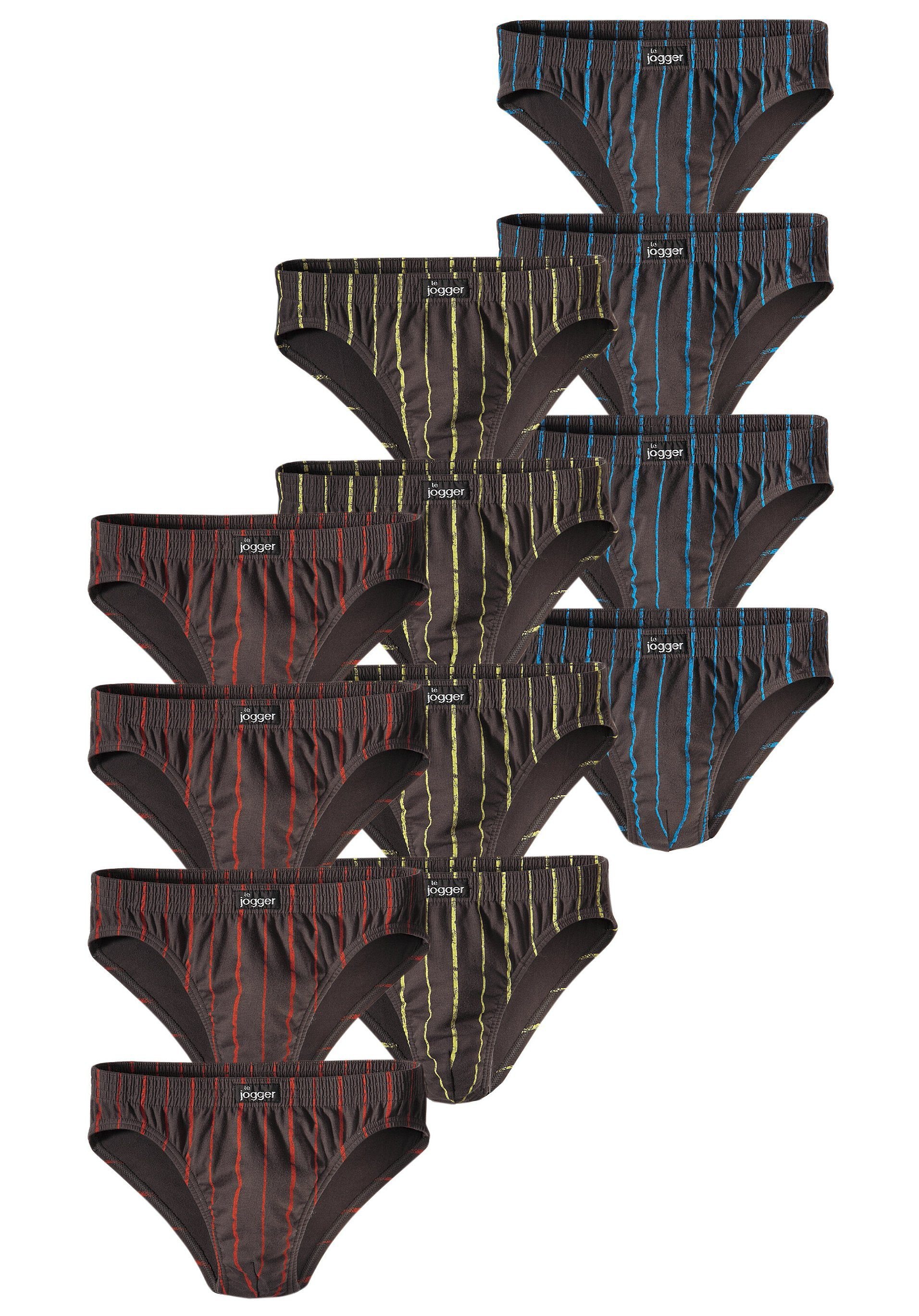 Le Jogger Herren Slip Packung in bunt, Größe 3