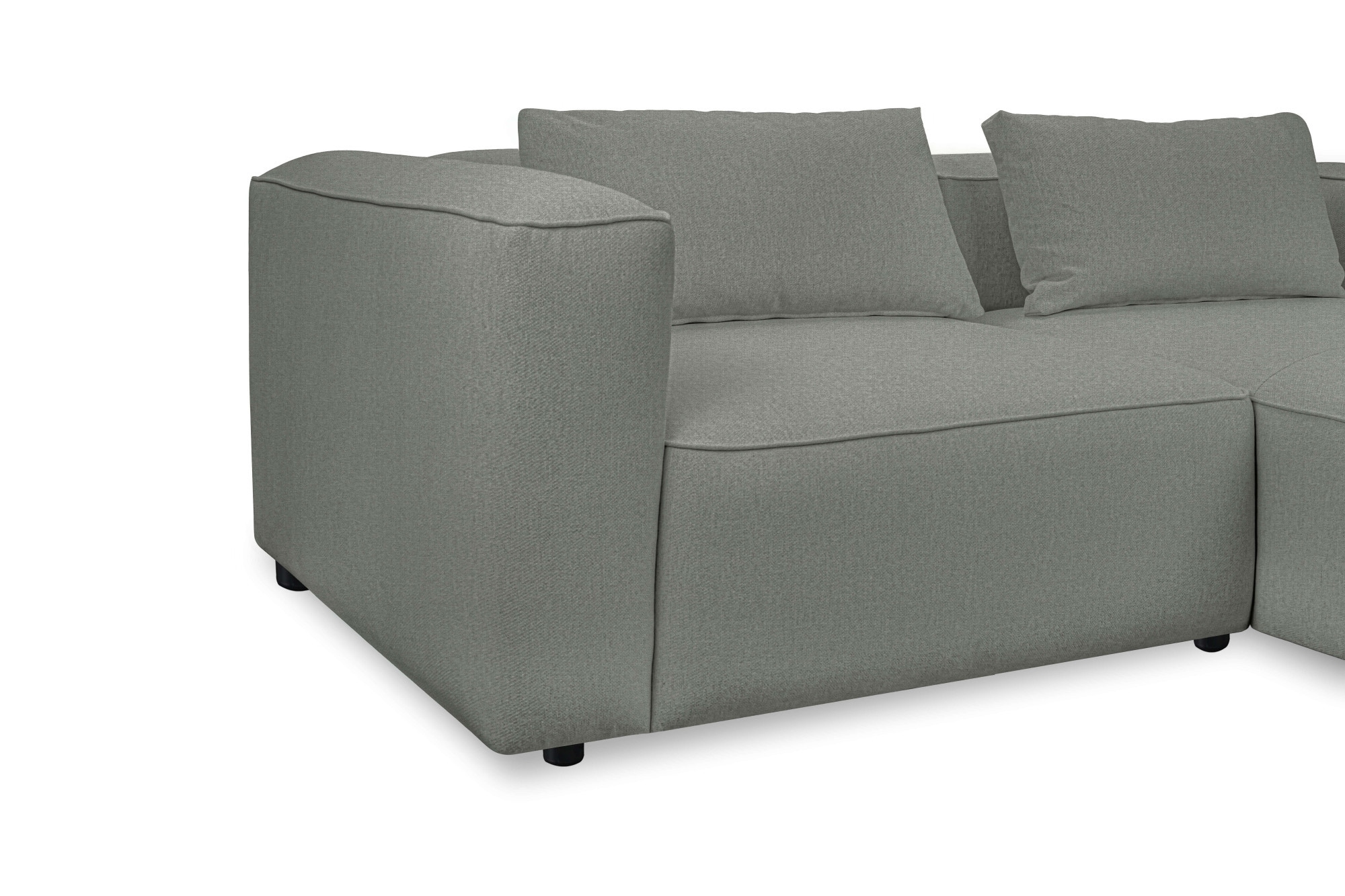 andas Ecksofa »Tvinnet«, Breite 228 cm, extra tiefe Sitzfläche, kubisches Sitzvergnügen