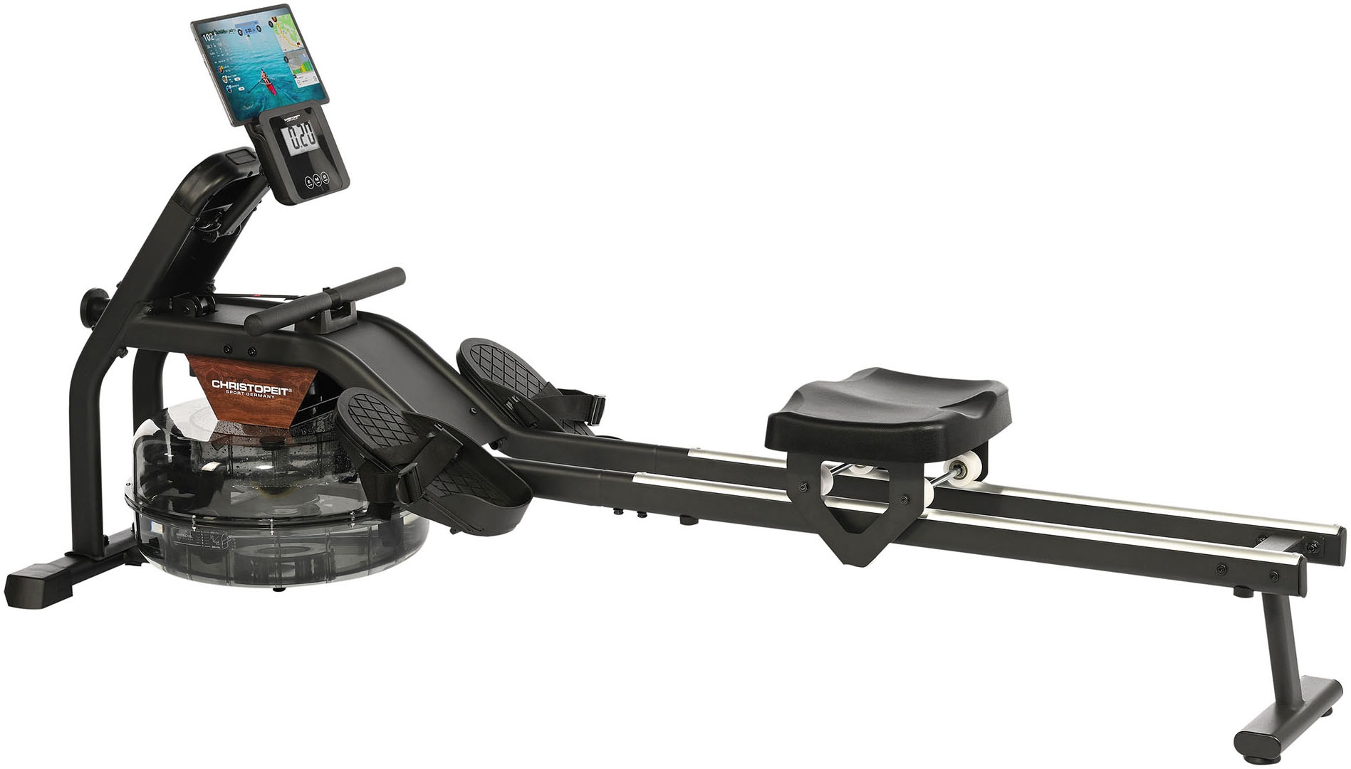 Christopeit Sport Rudergerät »Wasserrudergerät Garda« Rudermaschine