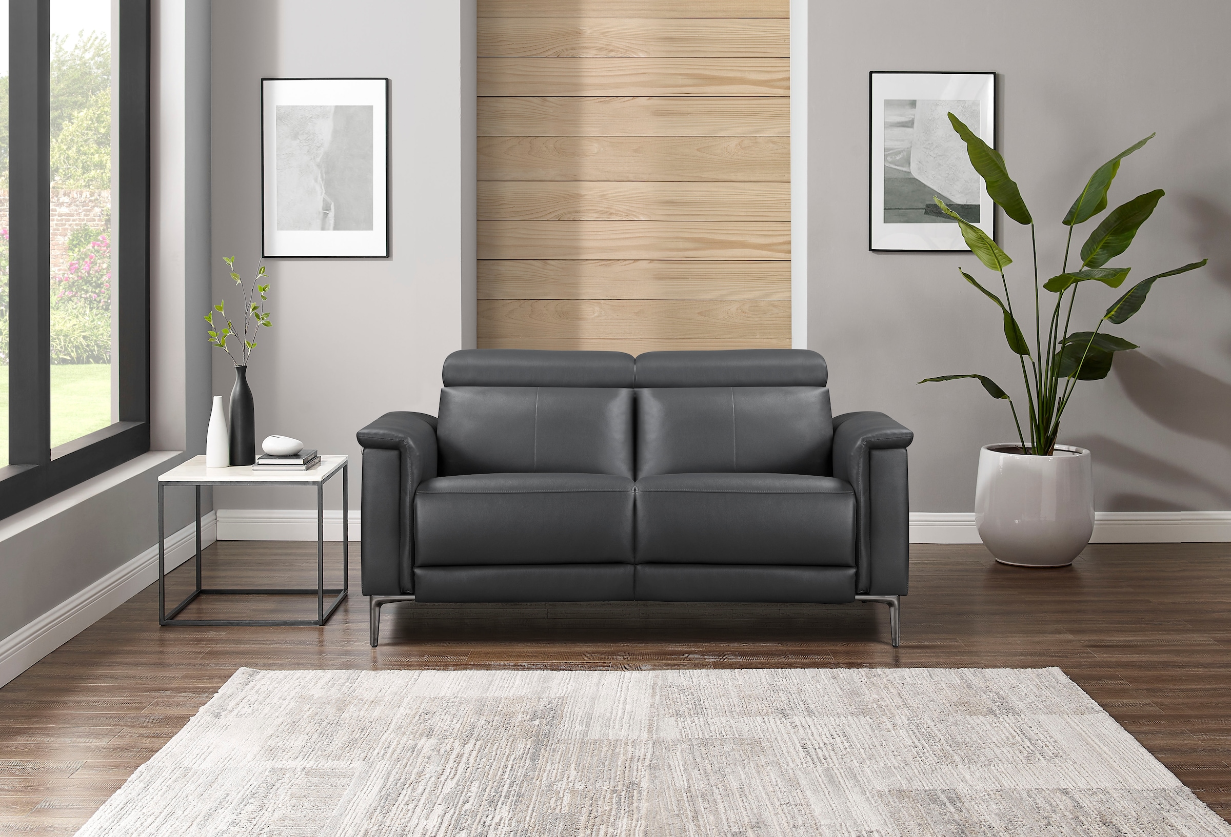 Home affaire 2-Sitzer »Lund« manueller od. elektrischer Relaxfunktion und USB-C,