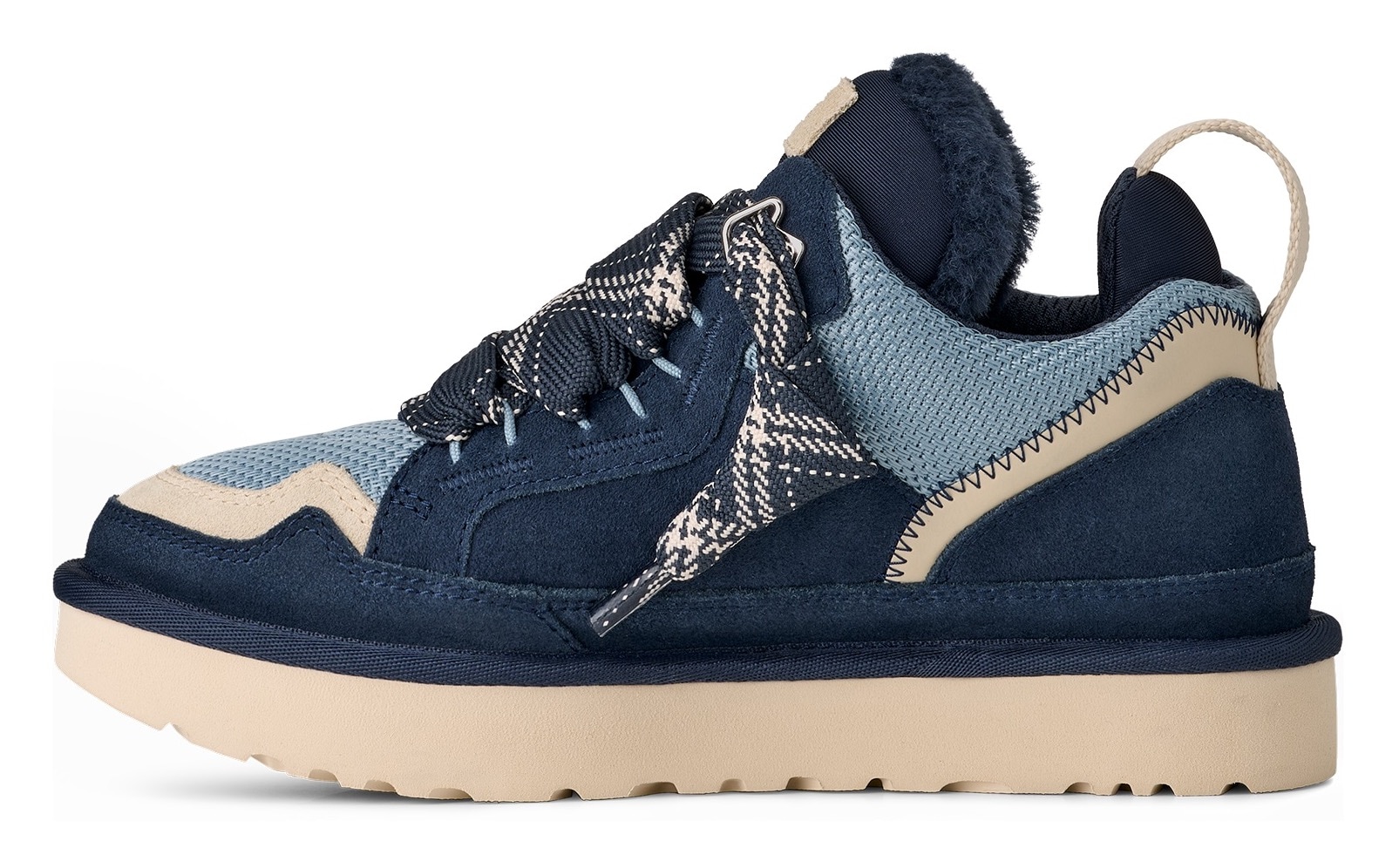 UGG Plateausneaker »LOWMEL«, Midcut Sneaker, Schnürschuh mit gepolstertem Schaftrand