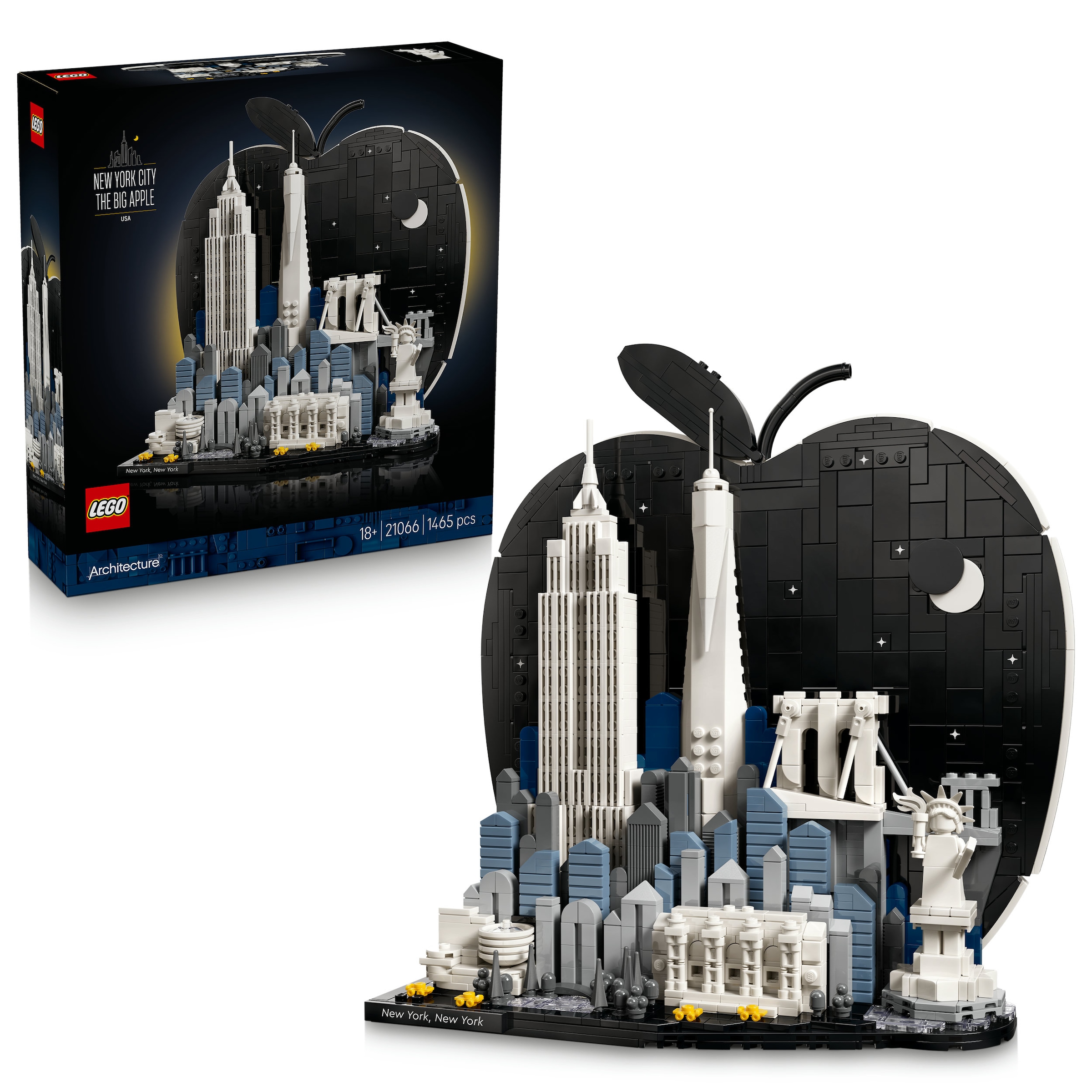 LEGO® Konstruktionsspielsteine »New York City – The Big Apple (21066), LEGO Architecture« Made in Europe