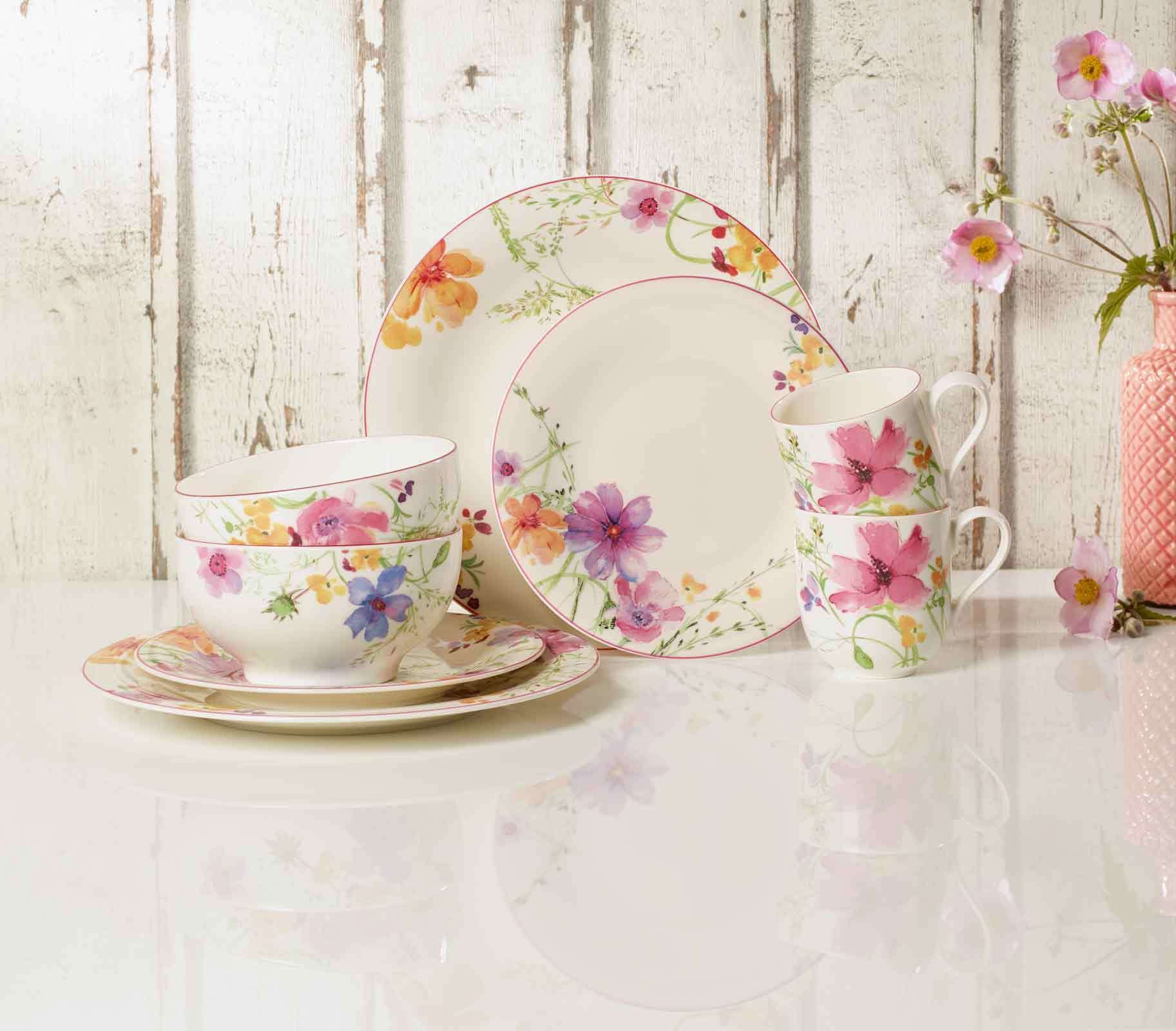 Villeroy & Boch Geschirr-Set »Starter-Set Mariefleur Basic 10er Set bunt«