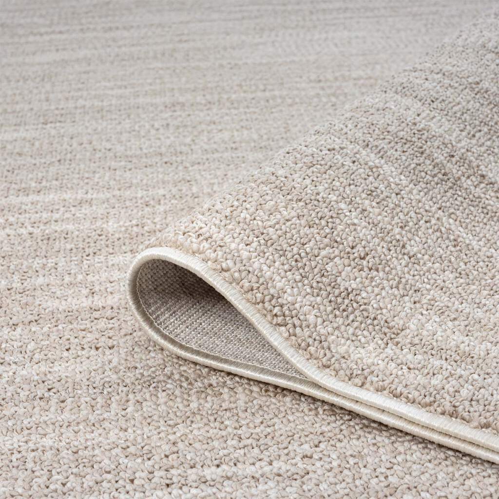 Carpet City Teppich »CLASICO 0052«, rund, 11 mm Höhe, Kurzflor, Hochtief-Muster, Boho, Wohnzimmer