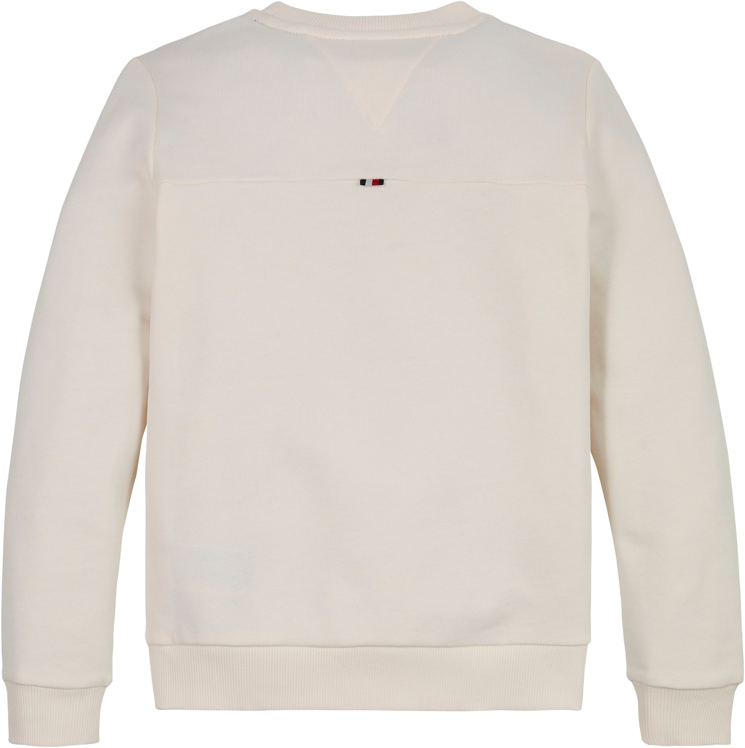 Tommy Hilfiger Sweatshirt »STAMP EMBROIDERY REG SWEATSHIRT«, Kinder bis 16 Jahre mit Logopatch