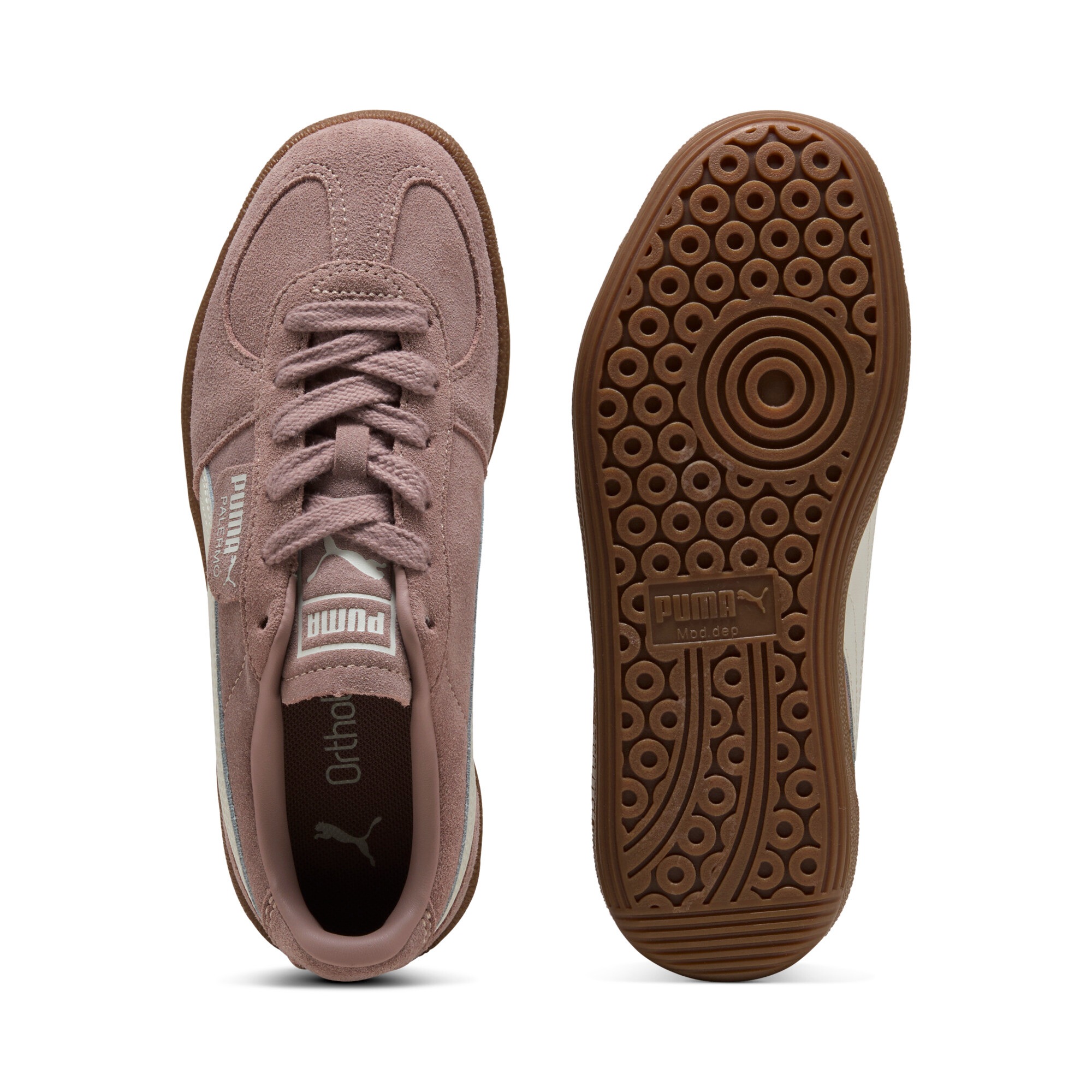 PUMA Sneaker »PALERMO JR«  niedrige Schuhhöhe, mit Schnürung, nicht herausnehmbare Innensohle