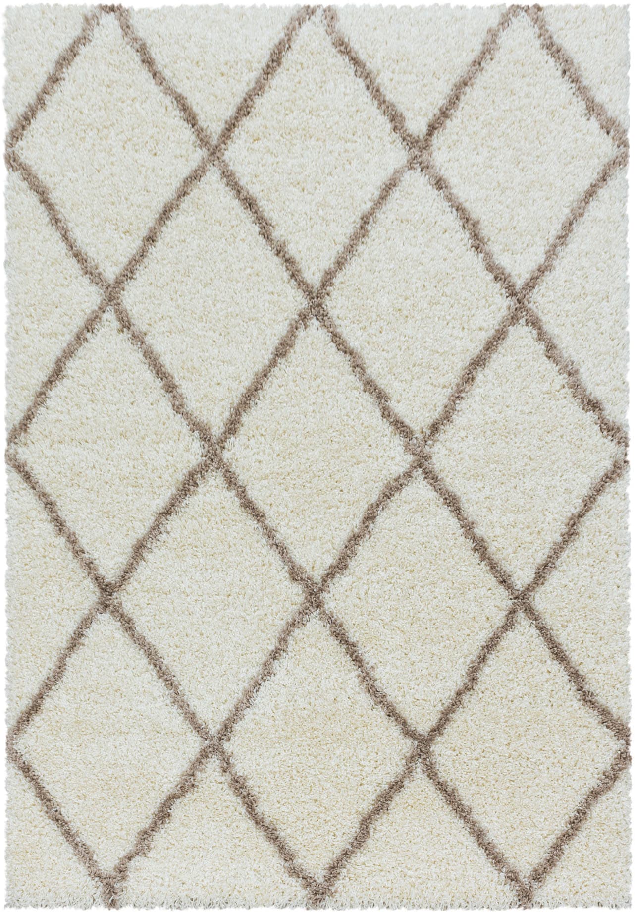 Ayyildiz Teppiche Hochflor-Teppich »ALVOR 3401« rechteckig 50 mm Höhe Shaggy, Langflor, Läufer, pflegeleicht, Wohnzimmer