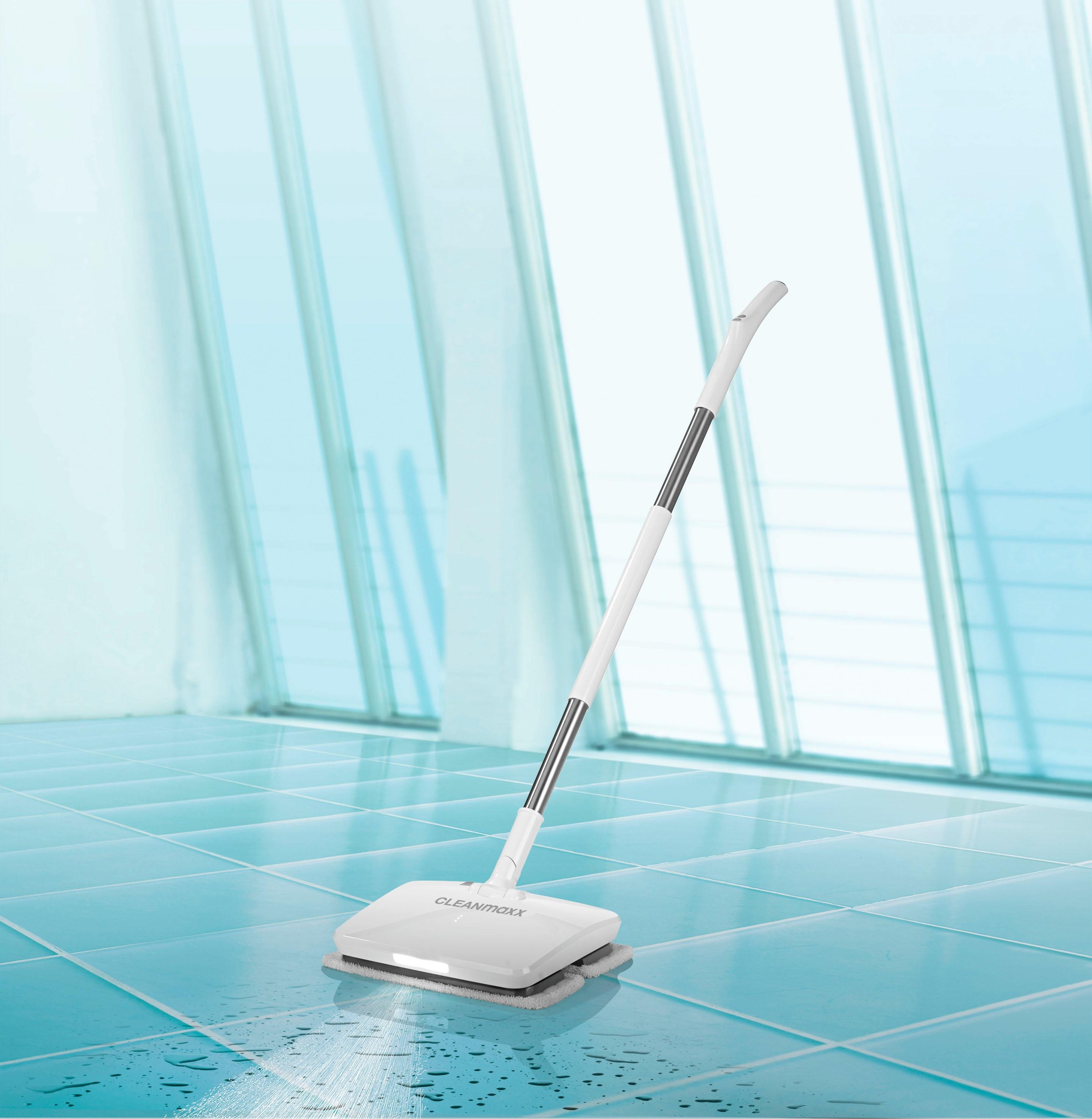 CLEANmaxx Akku-Wischmopp »Akku-Vibrationsmopp 11,1V weiß«