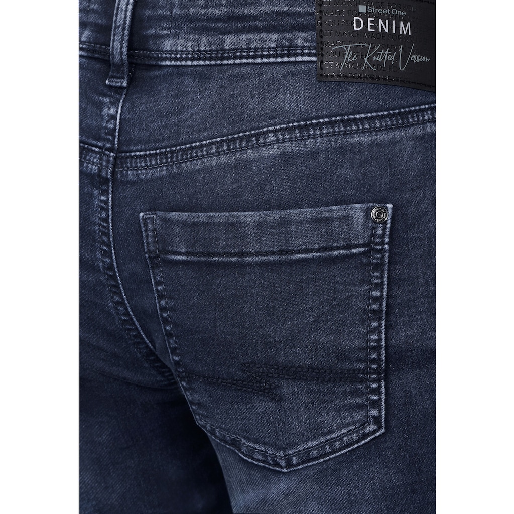 STREET ONE 5-Pocket-Jeans, mit Ziernähten