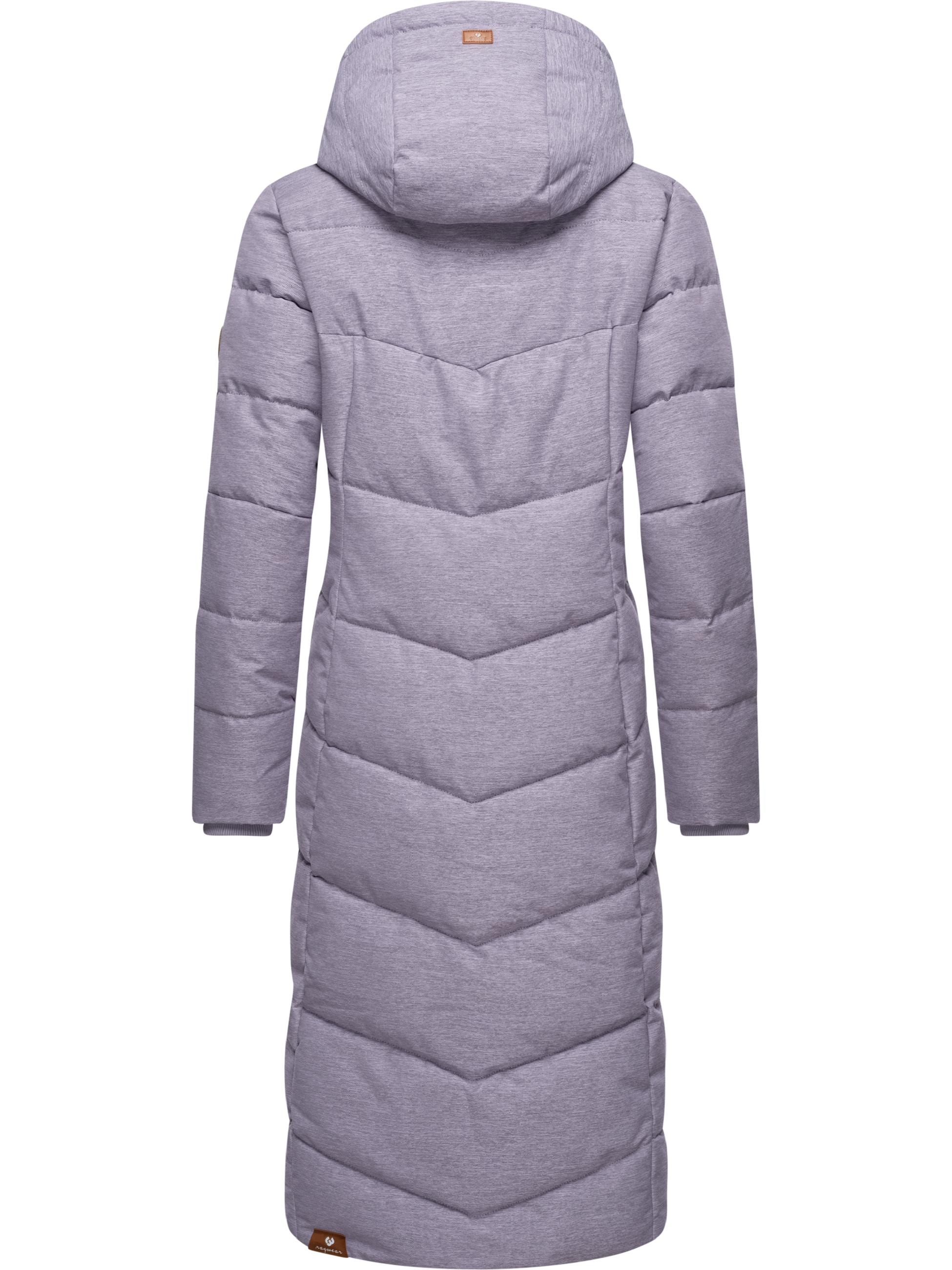 Ragwear Wintermantel »Wintermantel Pavla Long«, extralanger Winterparka mit Teddyfutter und Kapuze