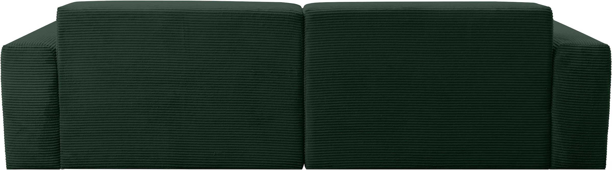 WERK2 Sofa »Zeus 3-Sitzer, B/T: 256/105 cm, Big-Sofa, modern & bequem« Curvy Trend 3-Sitzer mit urbaner Optik