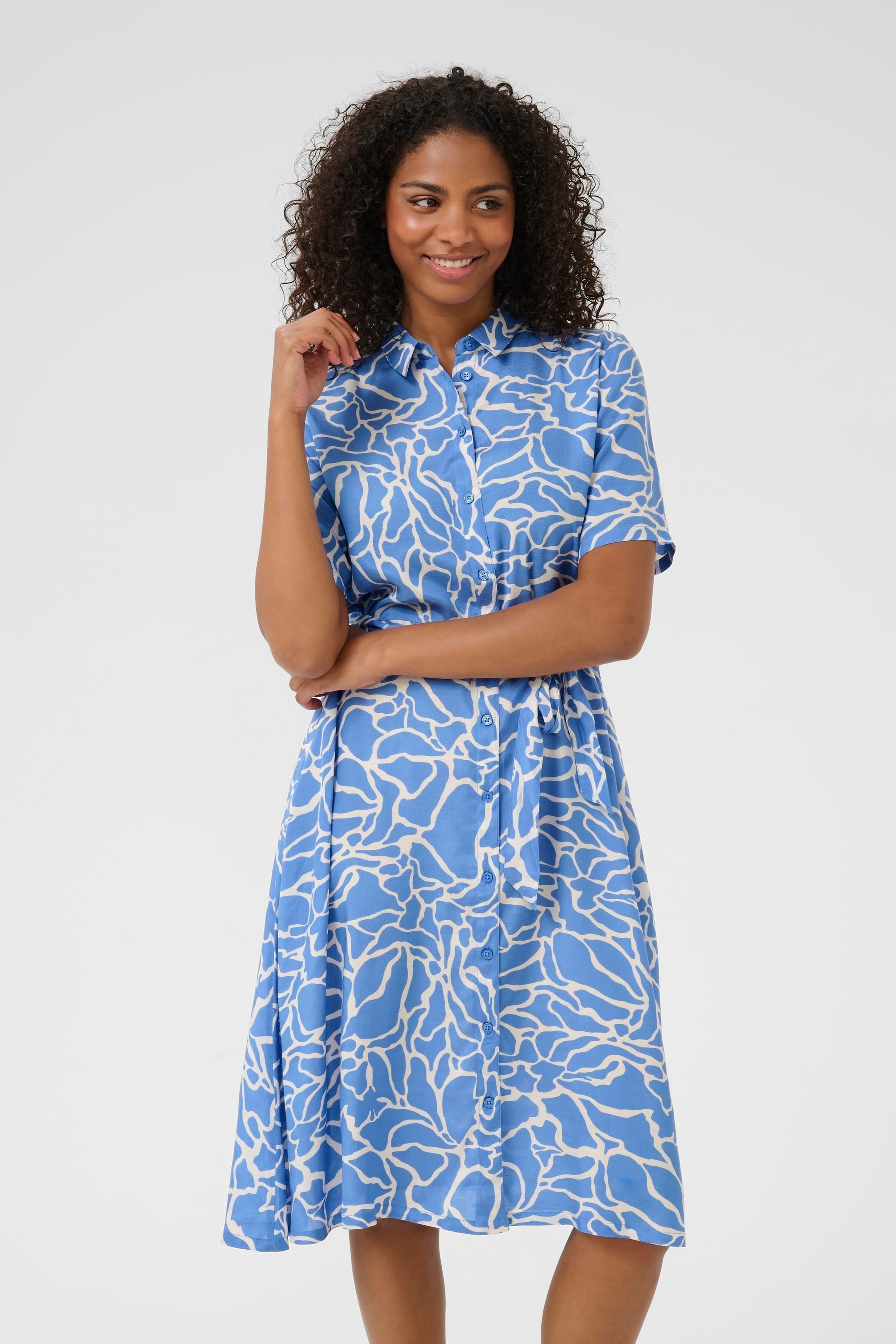 KAFFE Midikleid »Kleid KAemine«