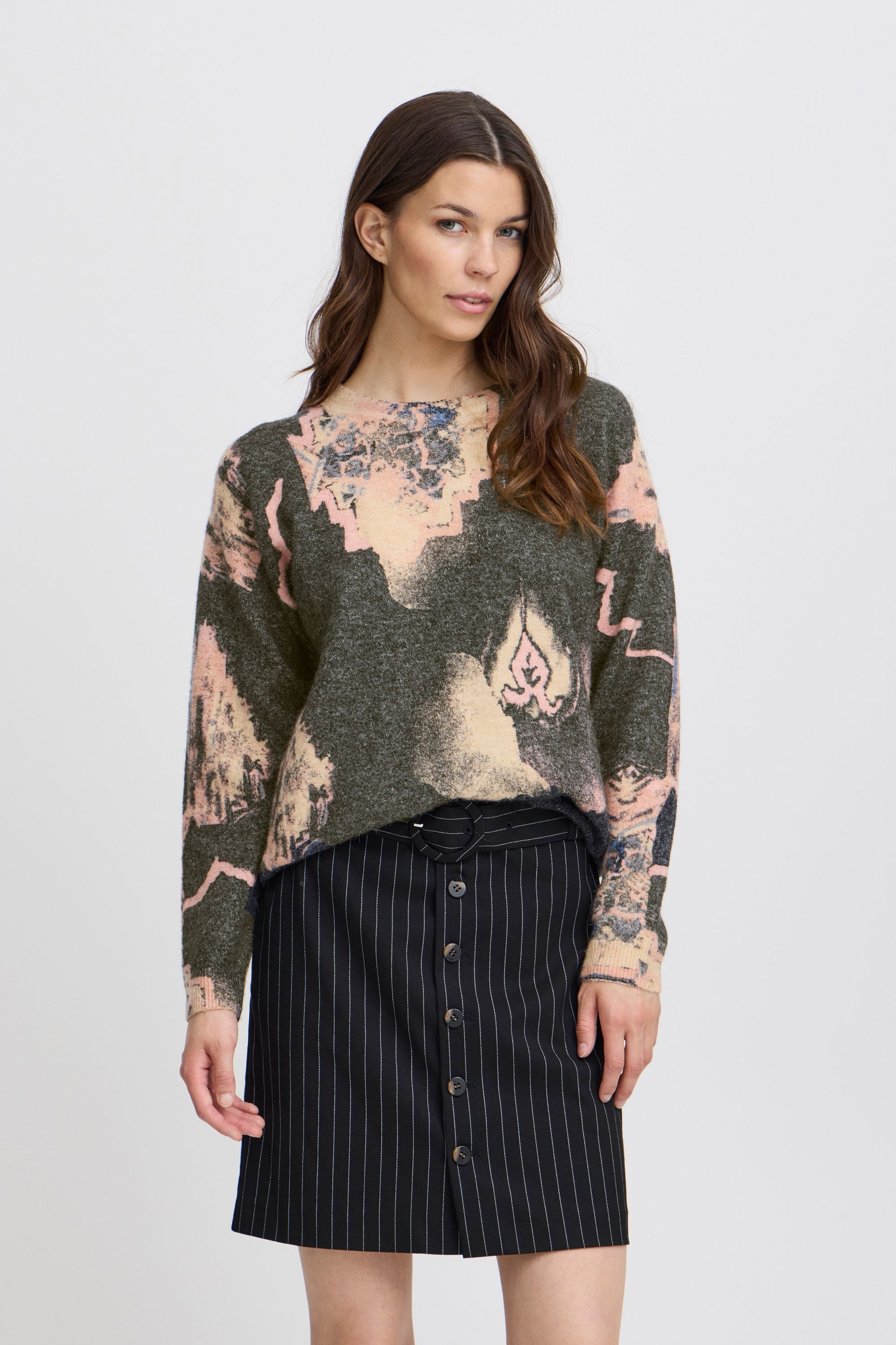 ATELIER RÊVE Strickfleece-Pullover »Strickpullover IRGARCELLE LS3«