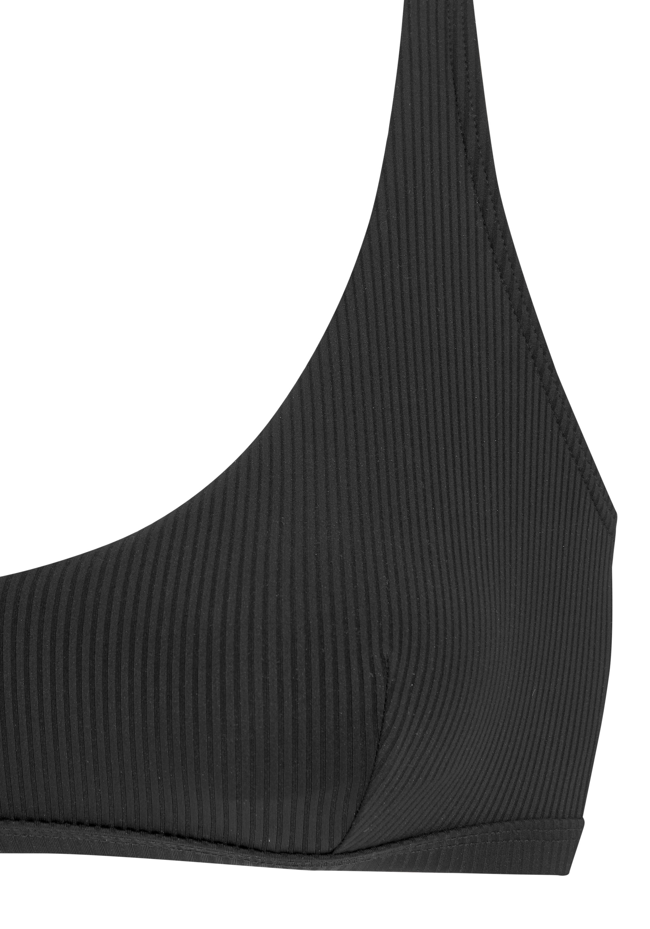 Venice Beach Bustier-Bikini-Top »Lucky«, aus gerippter Strukturware
