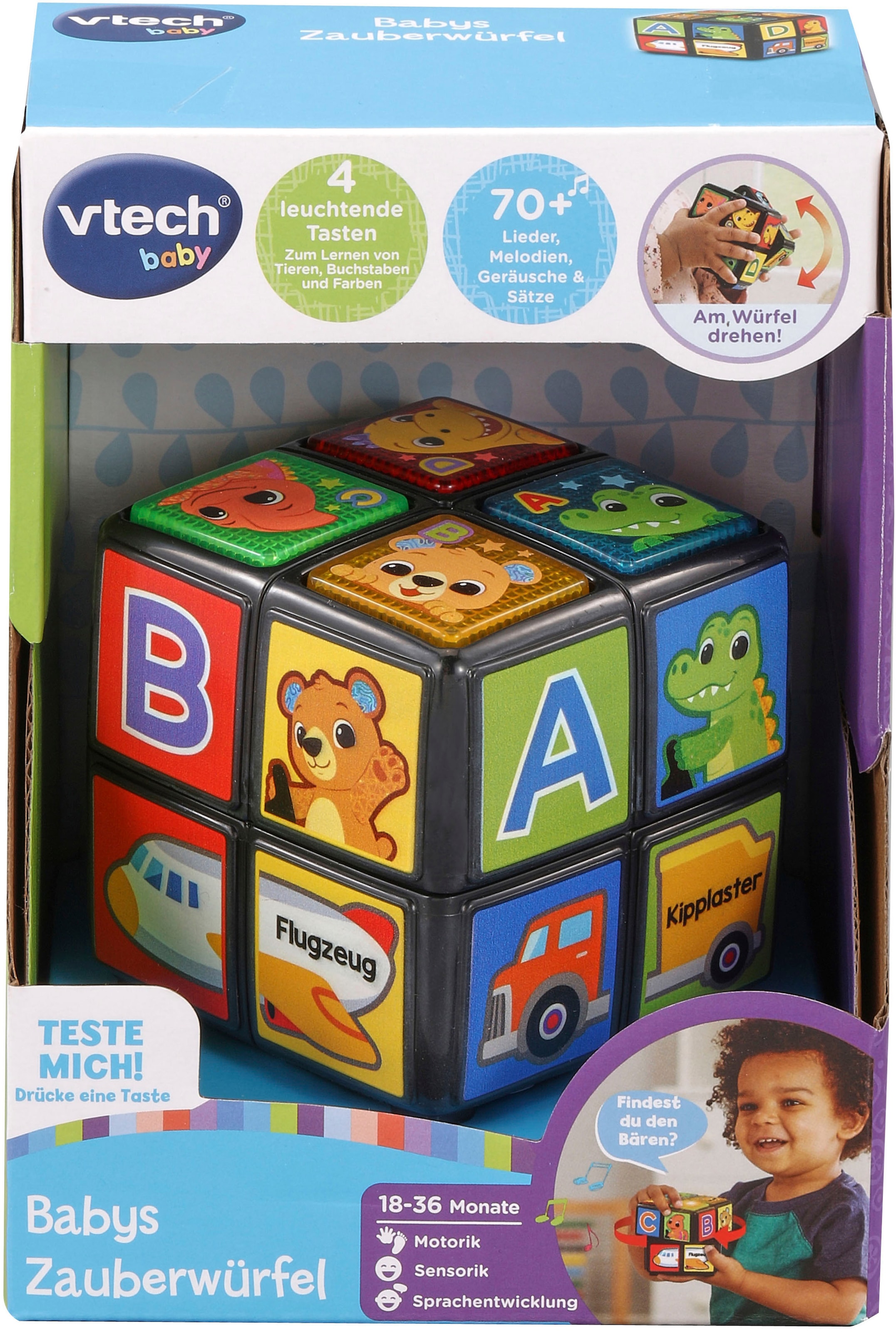 Vtech® Lernspielzeug »Vtech Baby, Babys Zauberwürfel«