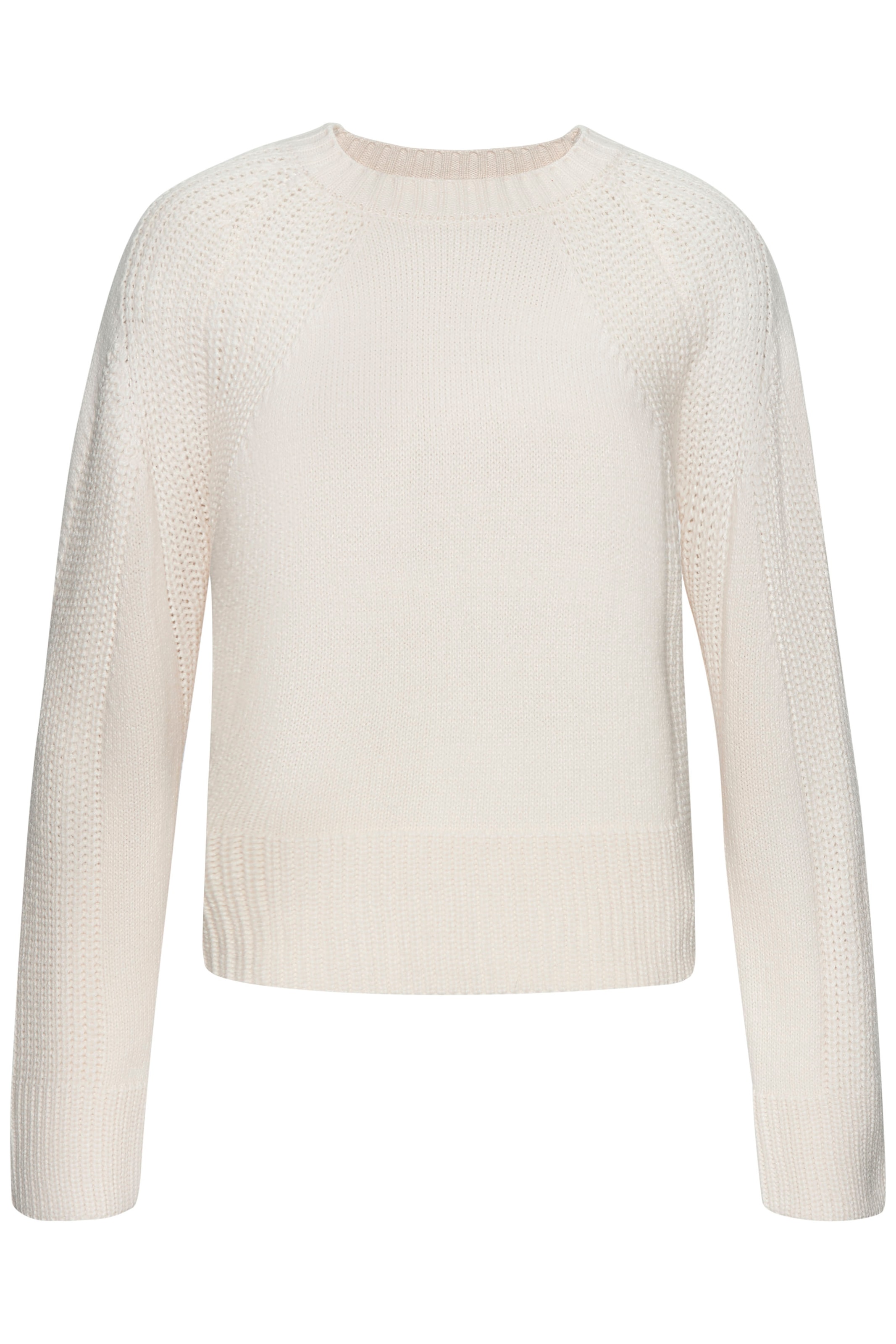 LASCANA Strickpullover, mit Grobstrick-Details, Damen Pullover mit Rundhals