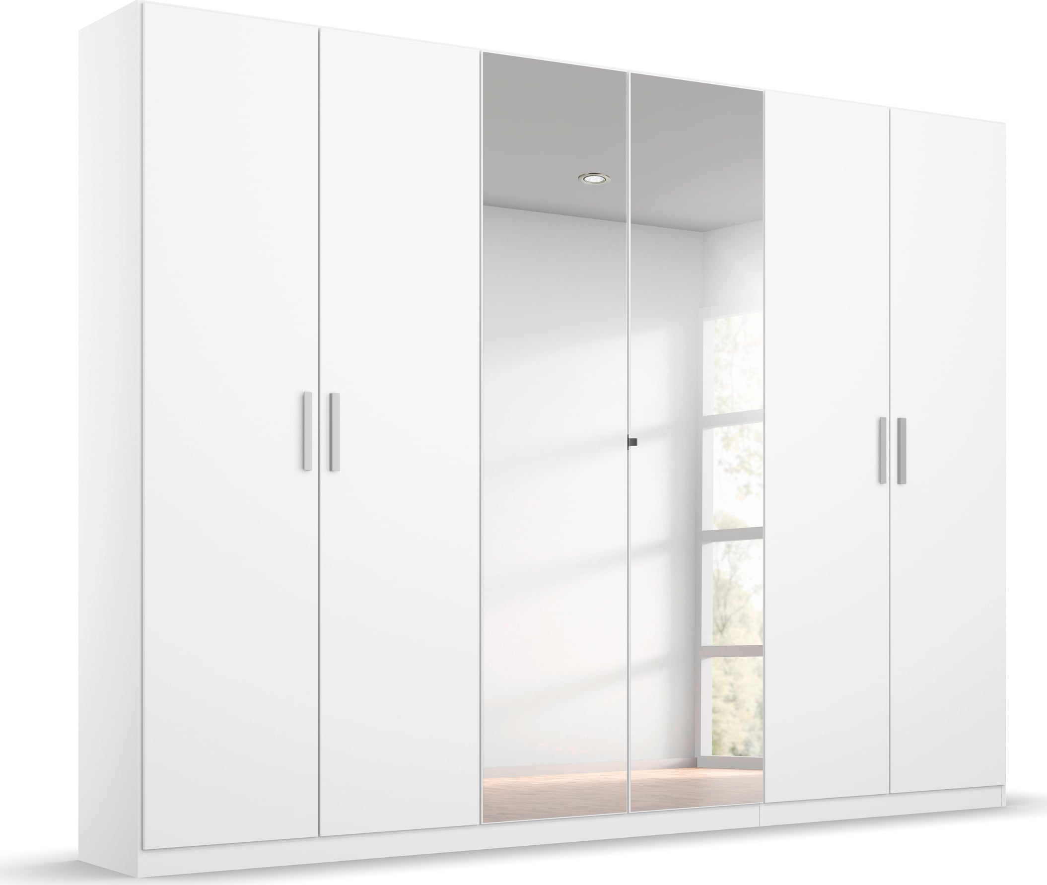 rauch Drehtürenschrank »Koluna«, mit Spiegel, inkl. 2 Innenschubladen sowie extra Böden