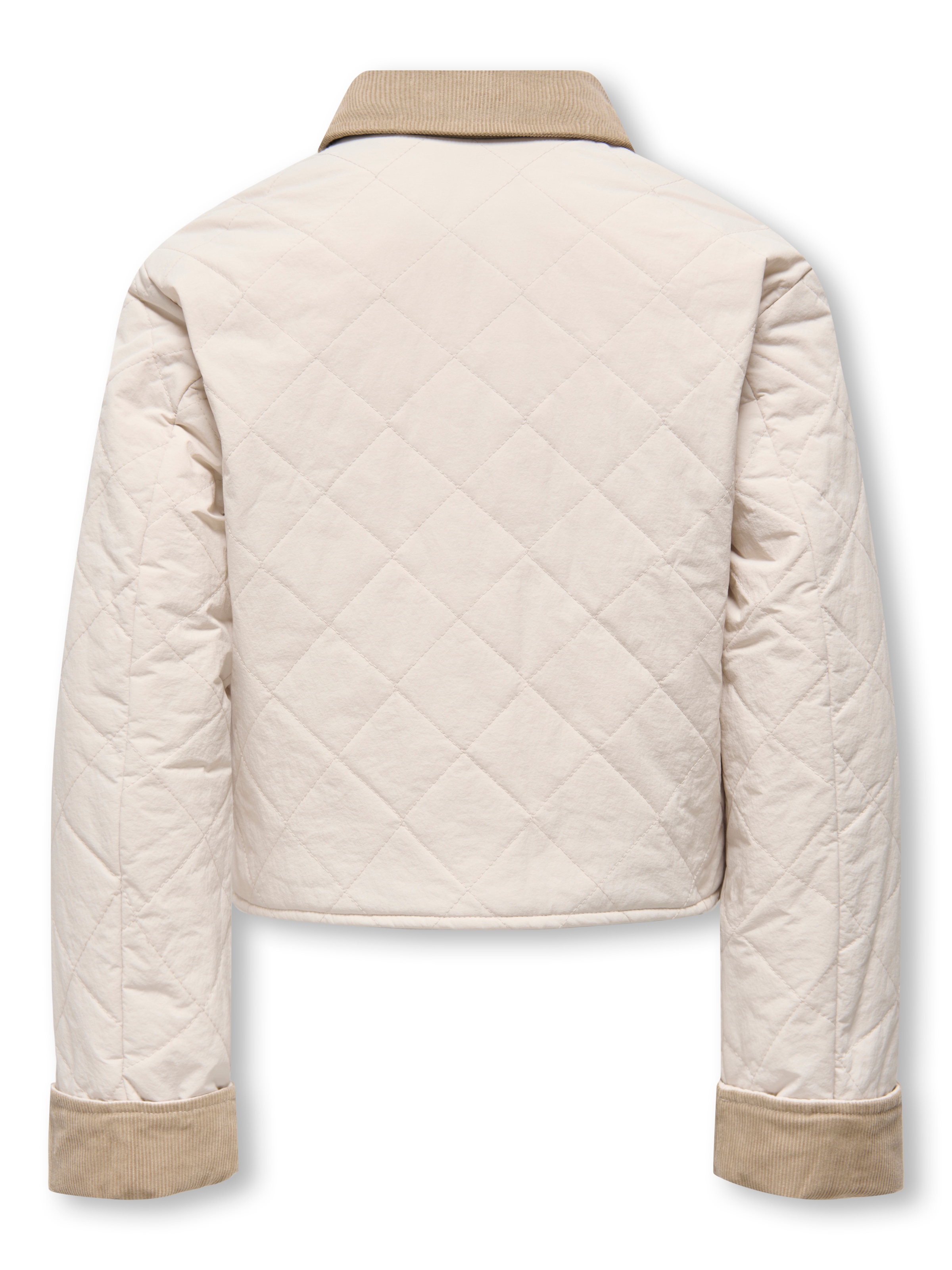 KIDS ONLY Steppjacke »KOGROSALINA QUILTED MIX JACKET VD OTW« mit kontrastfarbigen Besetzen