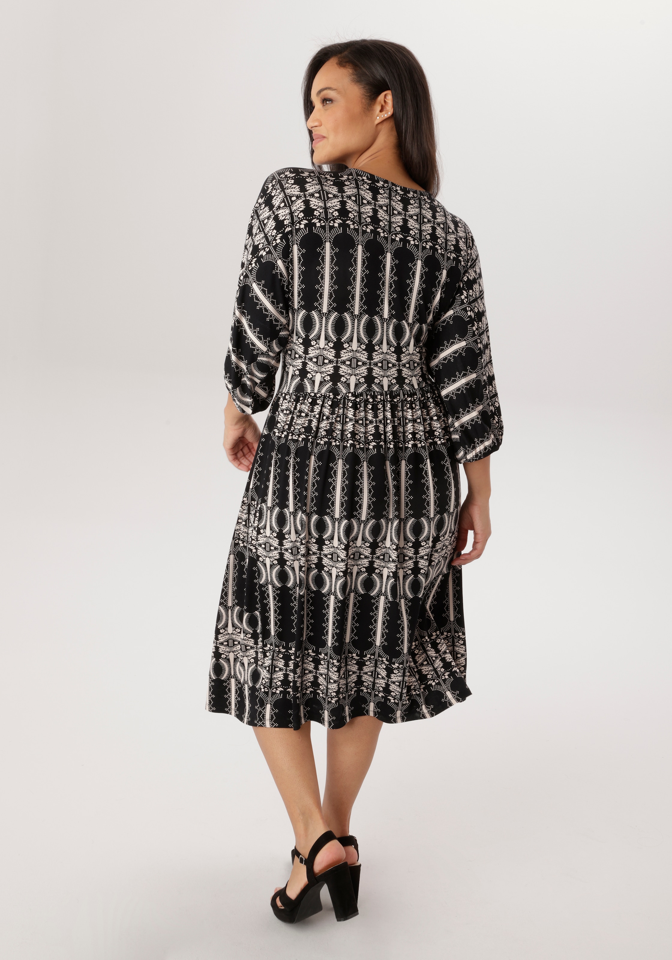 Aniston PLUS Jerseykleid in Wickeloptik - NEUE KOLLEKTION