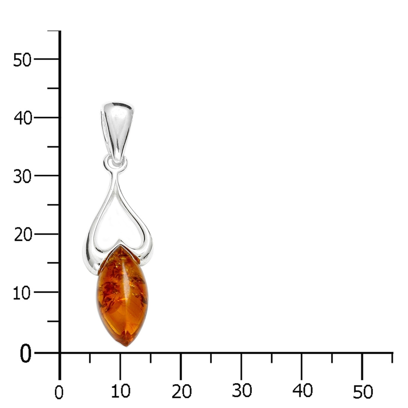OSTSEE-SCHMUCK Kettenanhänger »- Charlotte - Silber 925/000 - Bernstein«
