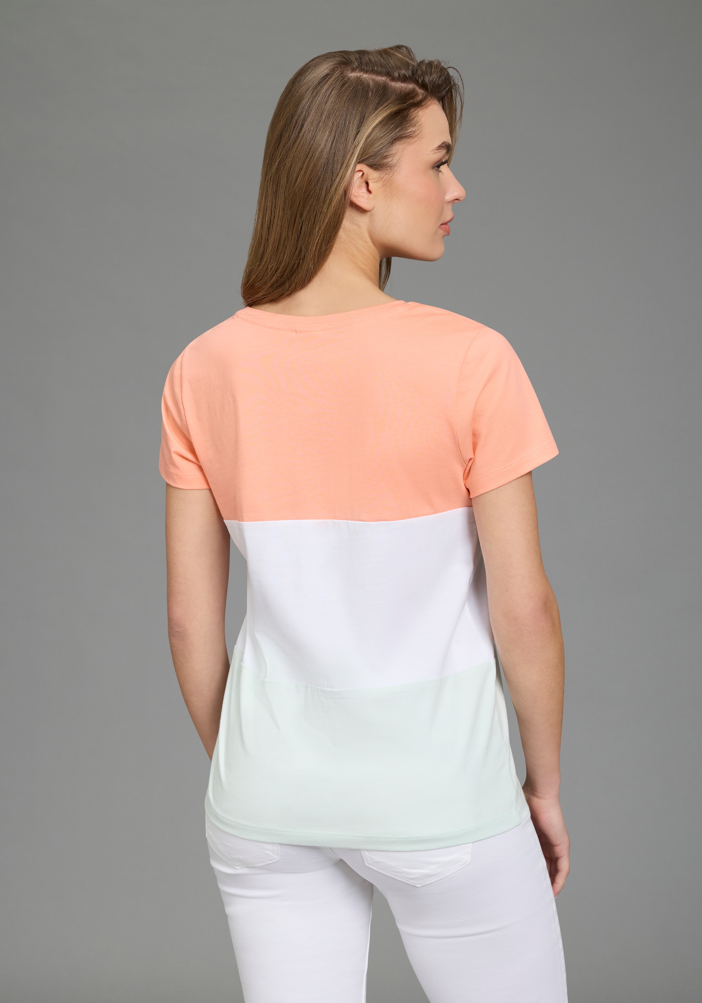 KangaROOS T-Shirt im Colorblock-Design