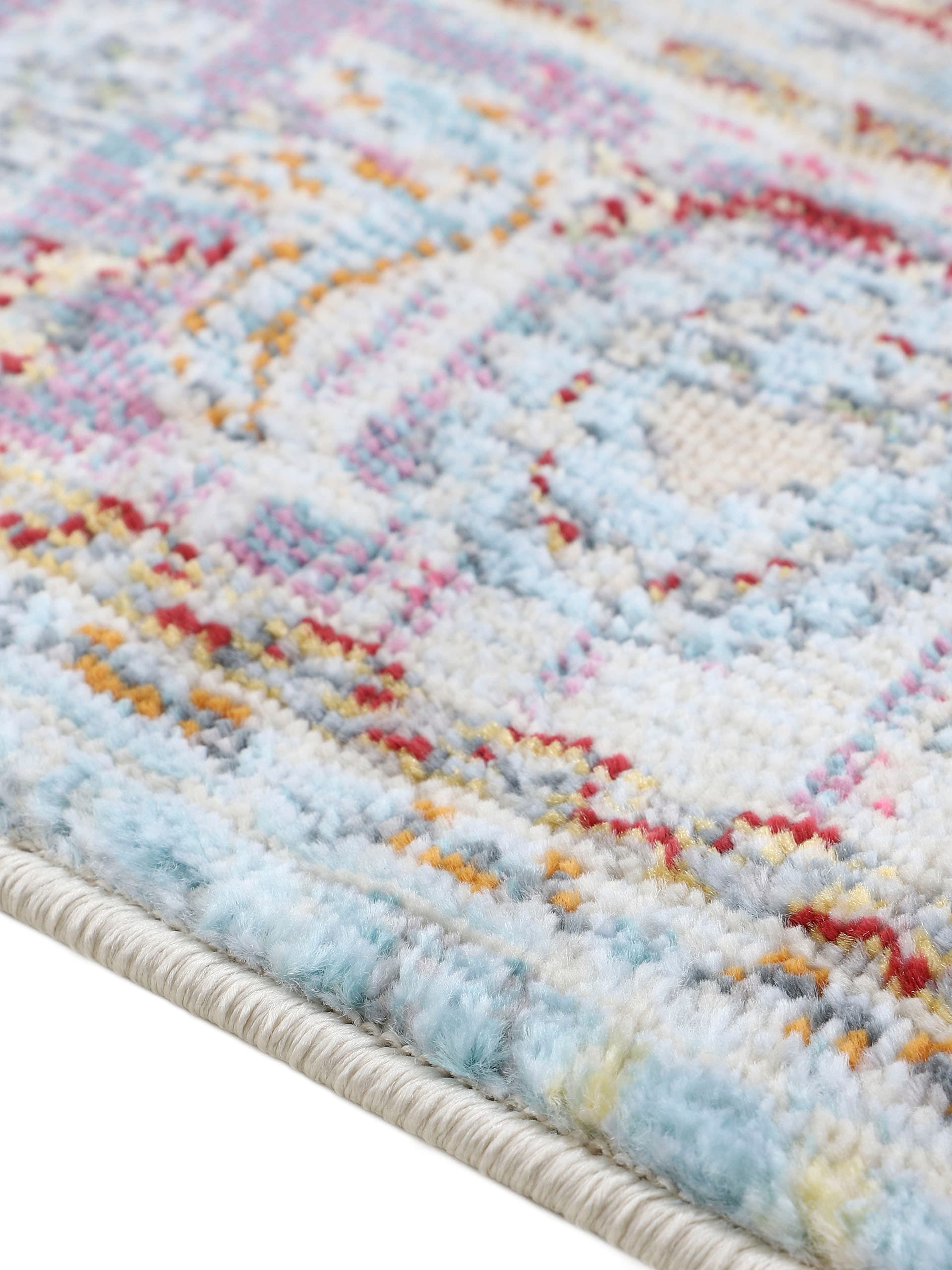 online schöner »Esha«, Vintage carpetfine in Look, OTTO Orient Farbgebung, bei Teppich Wohnzimmer rund,
