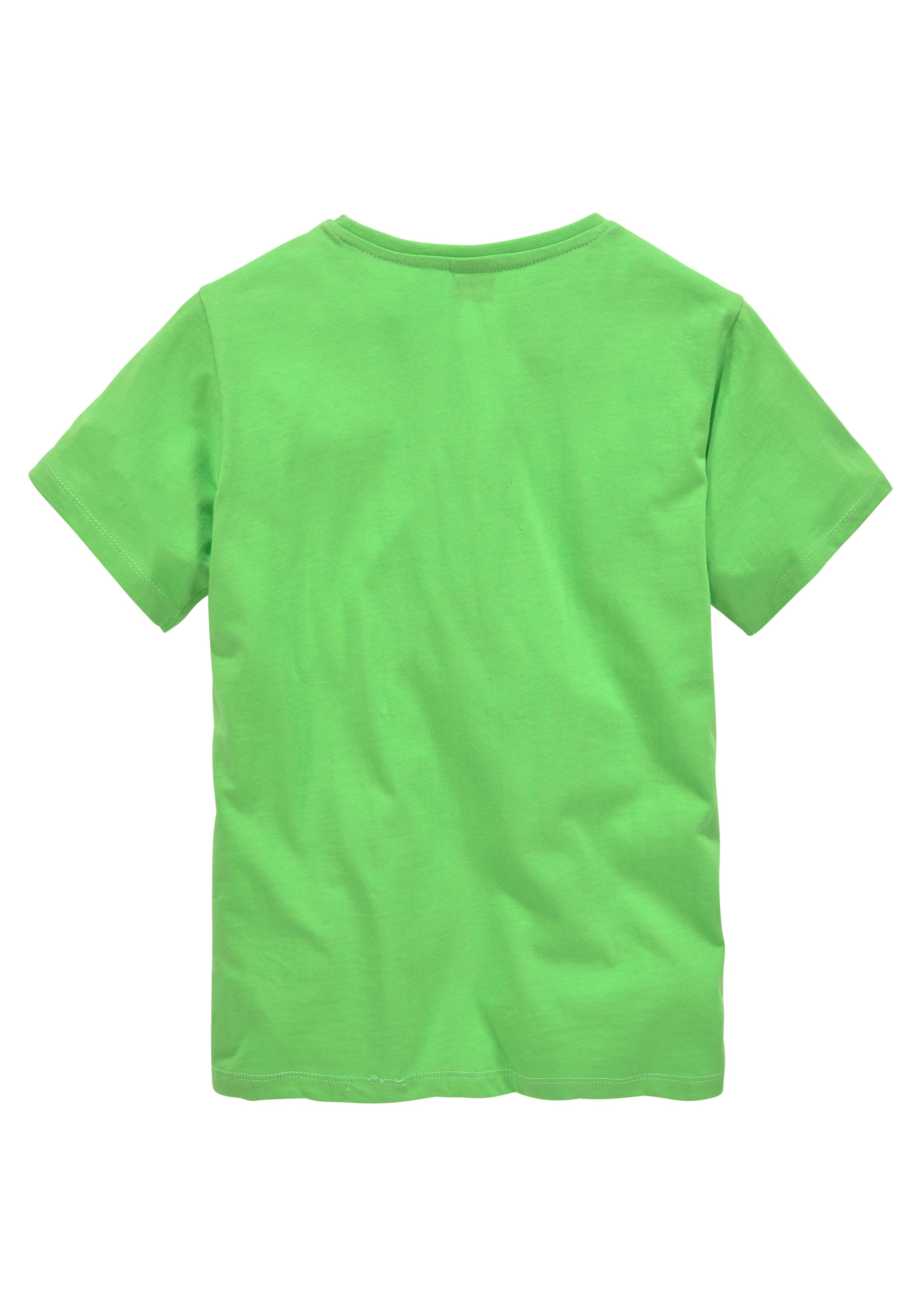 KIDSWORLD T-Shirt »Mit Spruch: CHILL MAL«, Kurzarm, Basic-Stil, mit coolen Schriftzügen, Rundhalsausschnitt