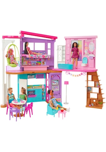 Barbie Puppenhaus »Malibu Ferien-Haus«, inklusive Möbel und Zubehör kaufen