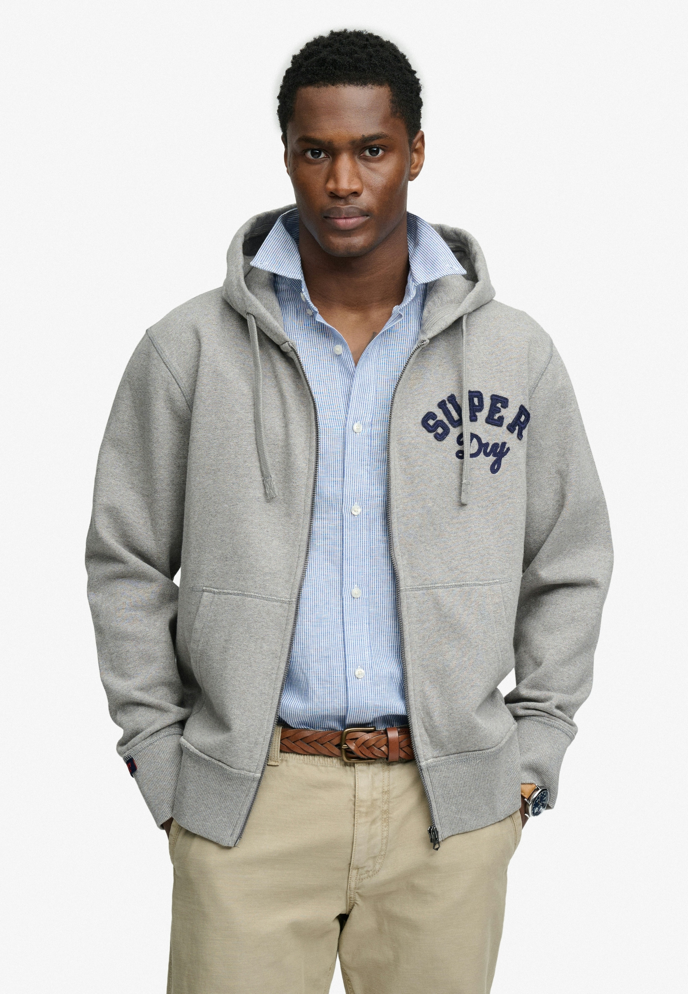 Superdry Kapuzensweatjacke »VINTAGE ATHLETIC ZIPHOOD«