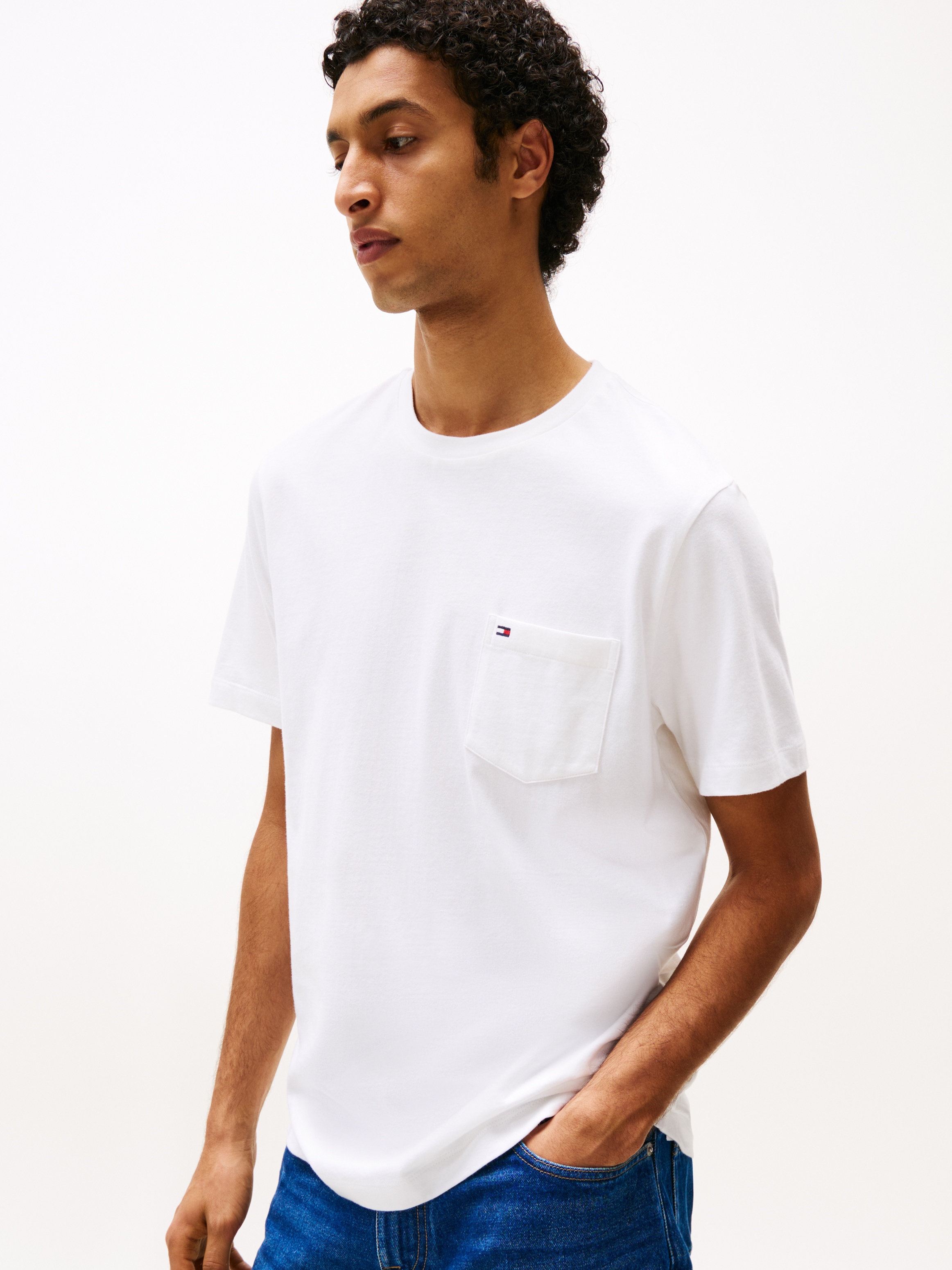 Tommy Hilfiger T-Shirt »ESSENTIAL SOLID POCKET TEE«